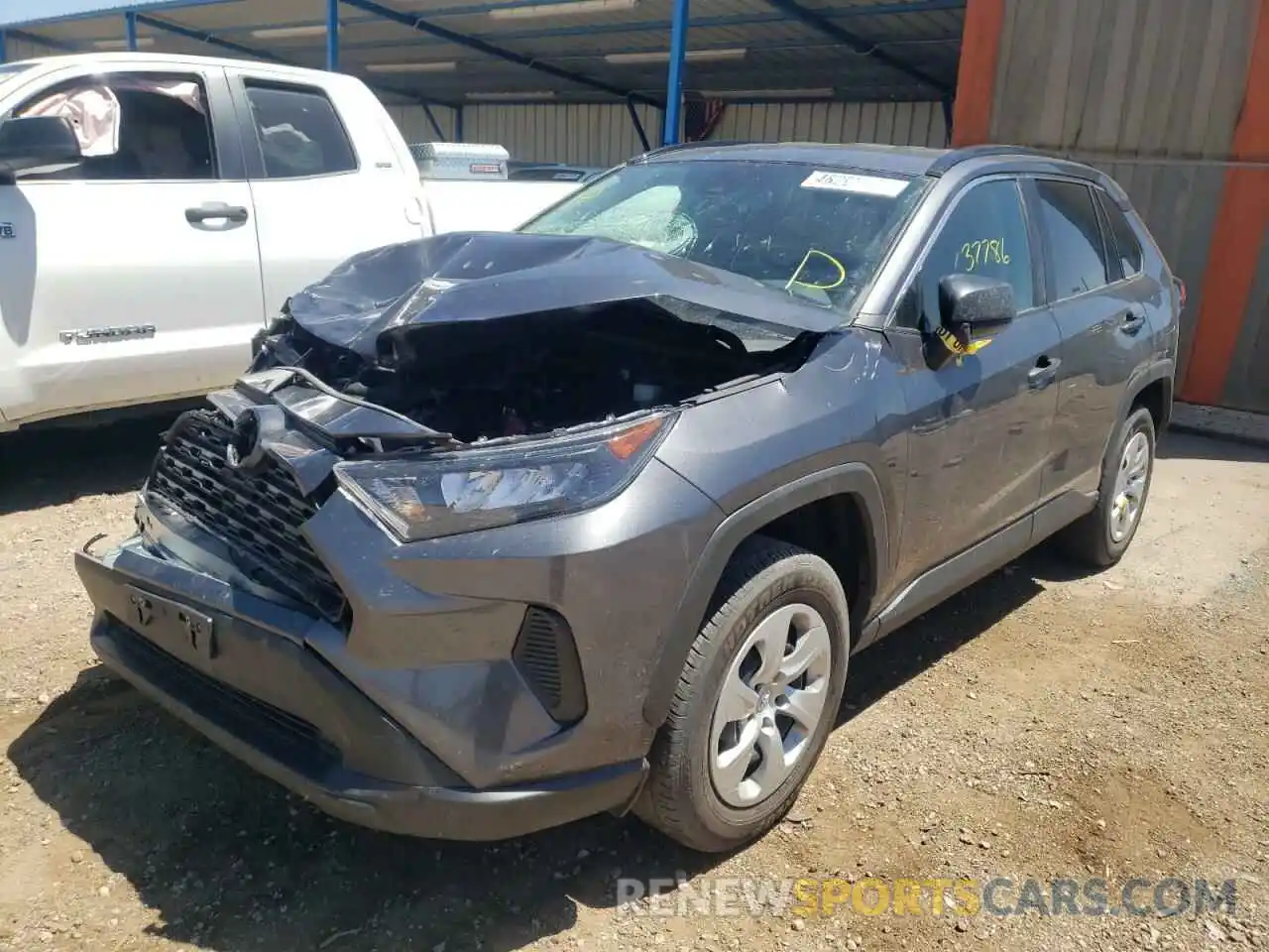 2 Photograph of a damaged car 2T3F1RFV4MC169309 TOYOTA RAV4 2021