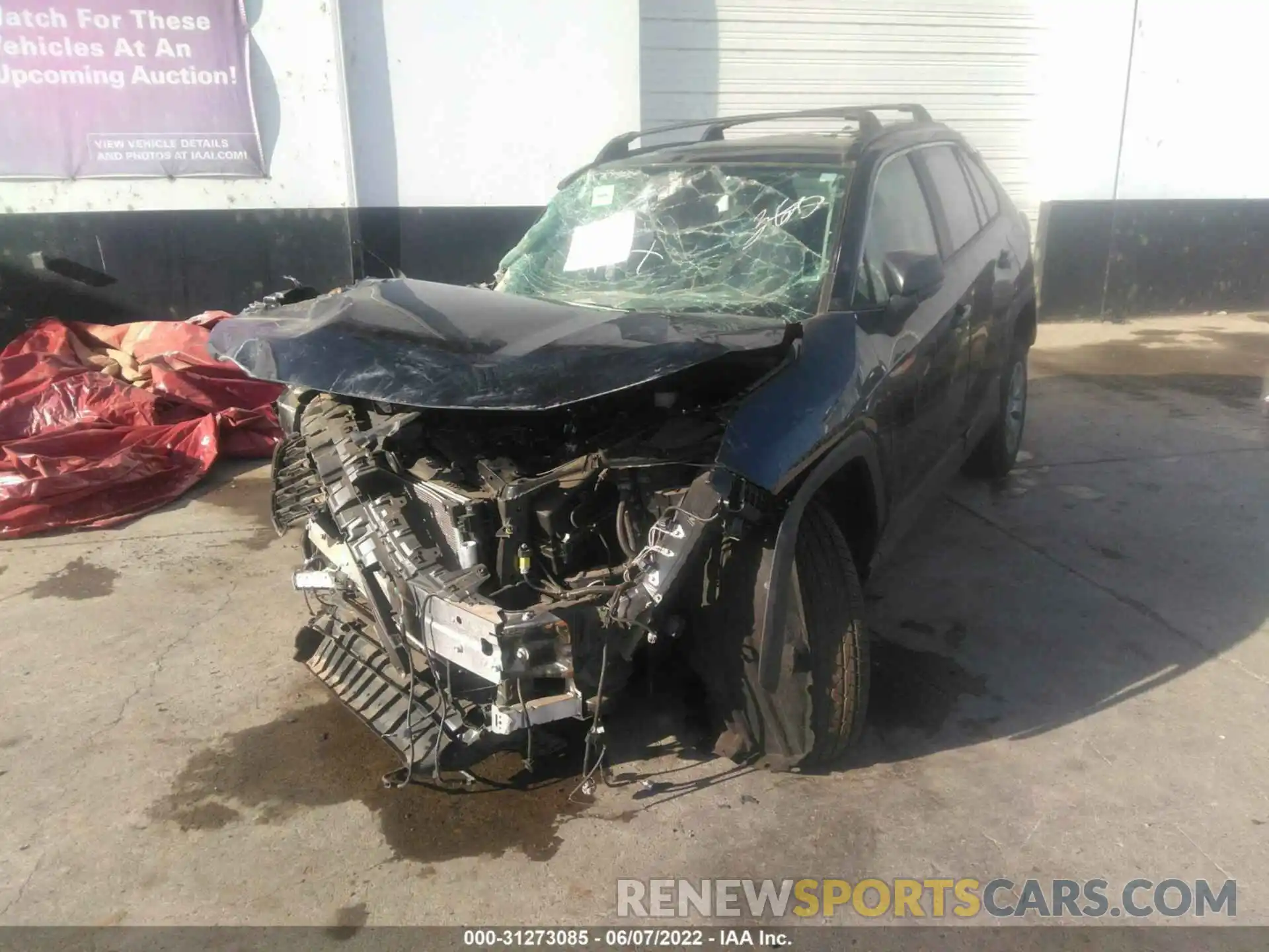 2 Photograph of a damaged car 2T3F1RFV4MC186885 TOYOTA RAV4 2021