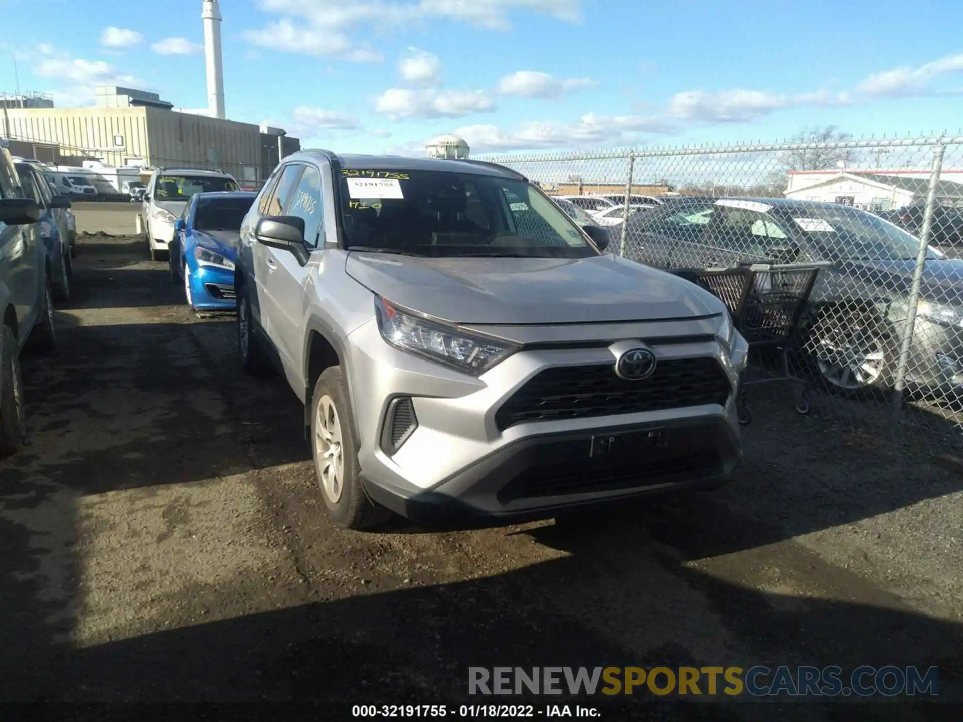 1 Photograph of a damaged car 2T3F1RFV4MC211591 TOYOTA RAV4 2021