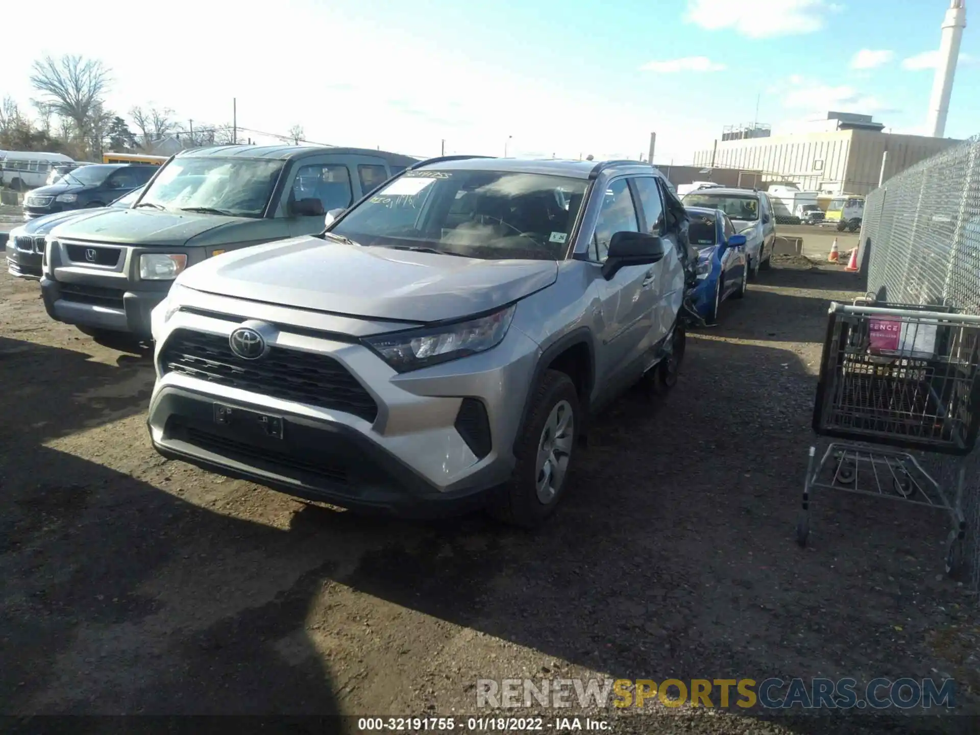 2 Photograph of a damaged car 2T3F1RFV4MC211591 TOYOTA RAV4 2021