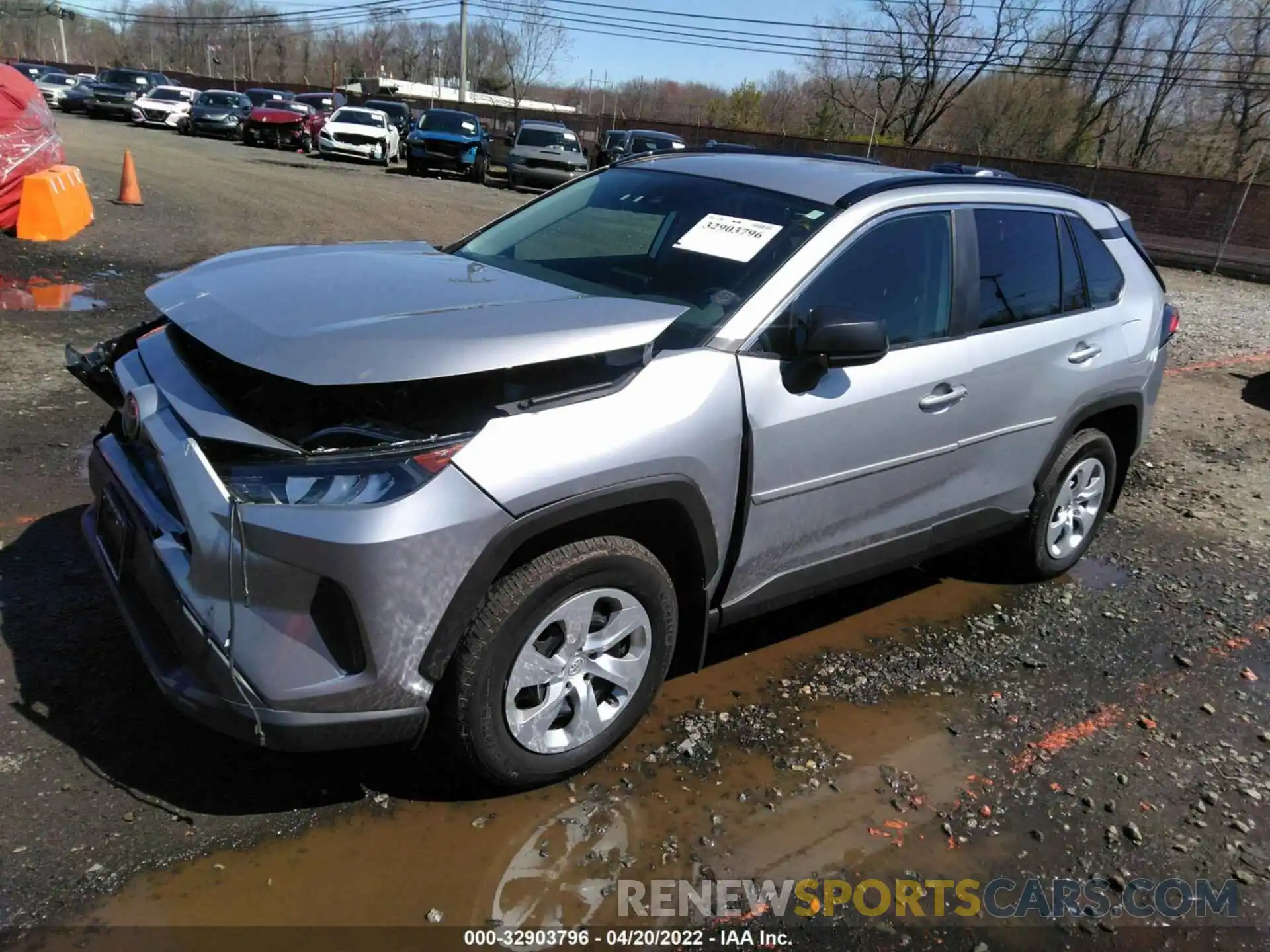 2 Photograph of a damaged car 2T3F1RFV4MC228746 TOYOTA RAV4 2021