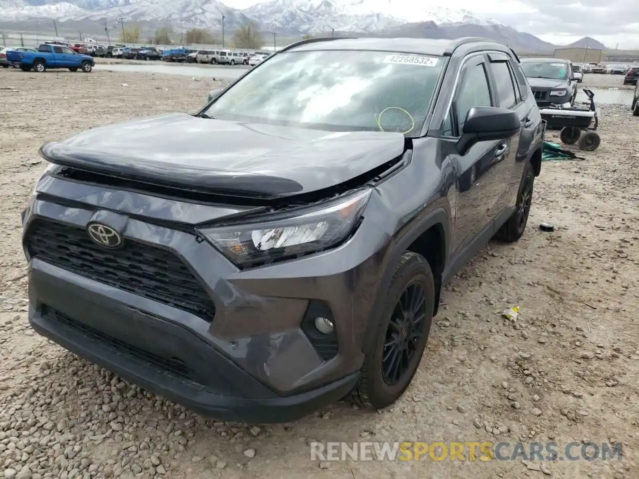 2 Photograph of a damaged car 2T3F1RFV4MC239052 TOYOTA RAV4 2021