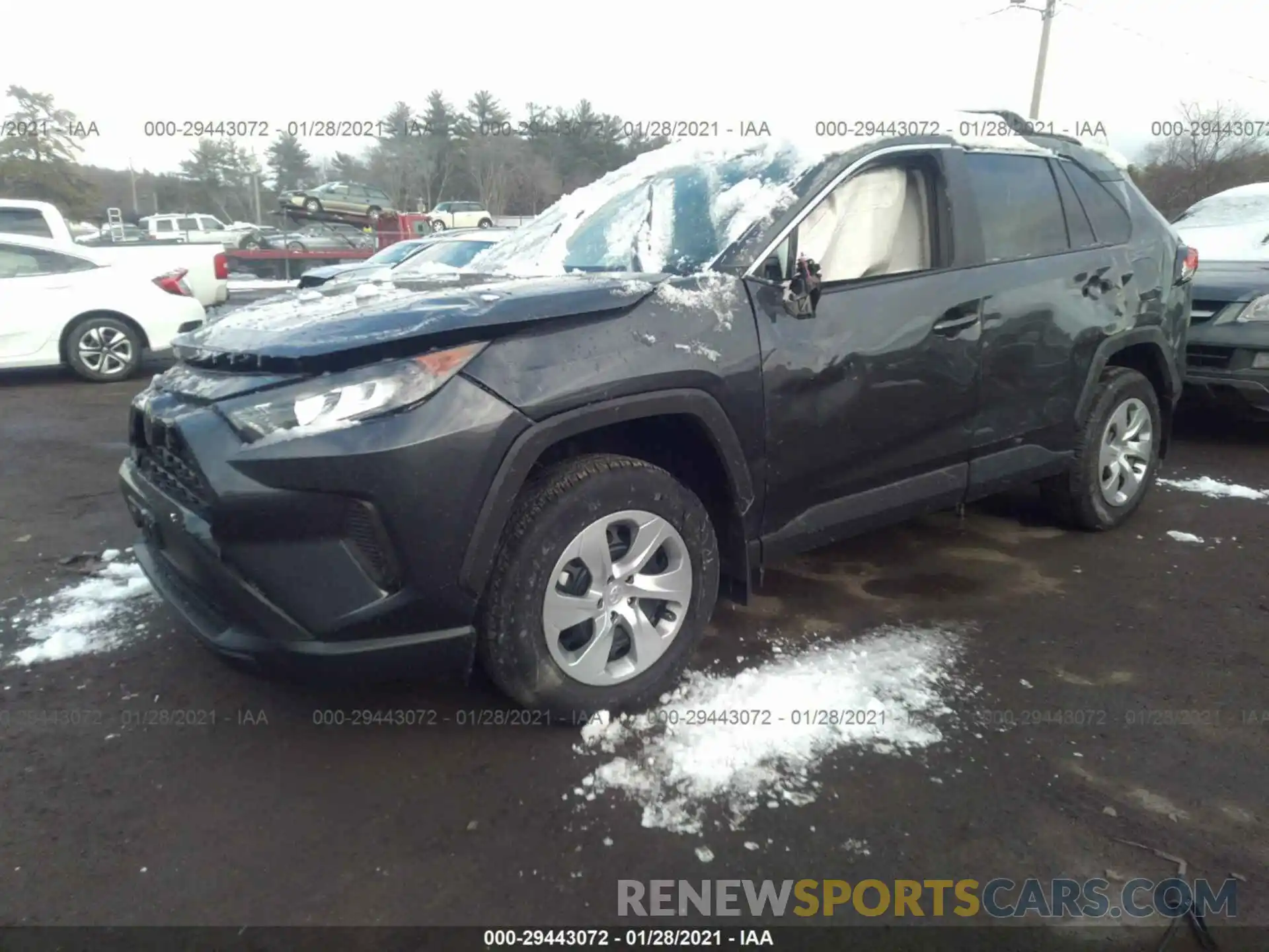 2 Photograph of a damaged car 2T3F1RFV4MW140536 TOYOTA RAV4 2021