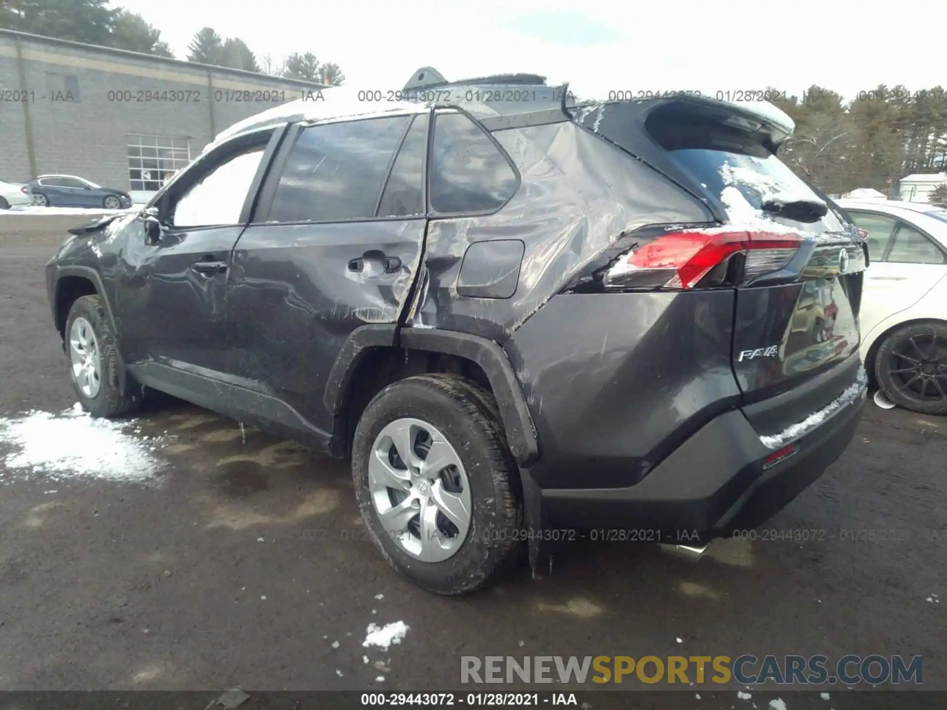 3 Photograph of a damaged car 2T3F1RFV4MW140536 TOYOTA RAV4 2021