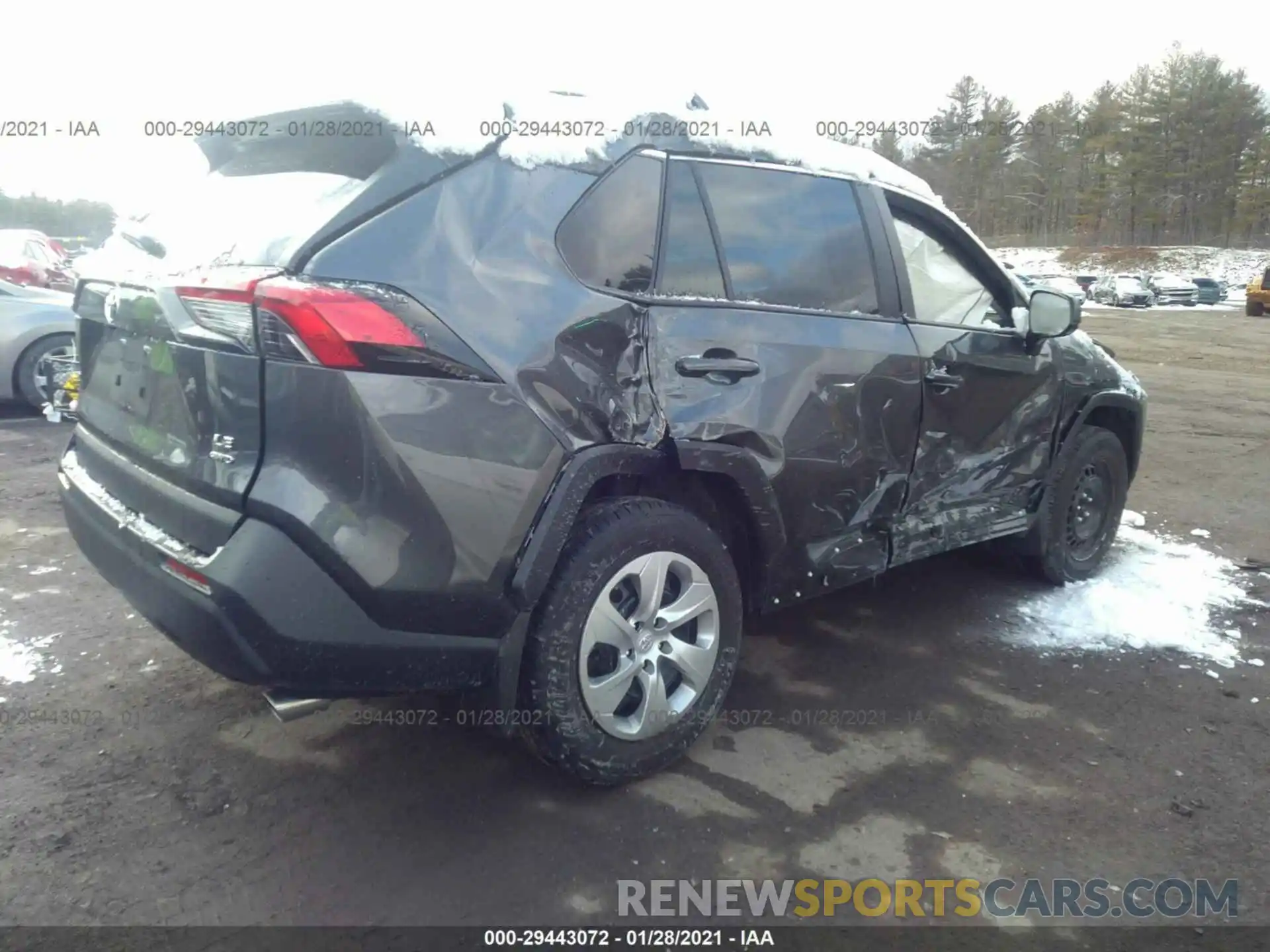 4 Photograph of a damaged car 2T3F1RFV4MW140536 TOYOTA RAV4 2021