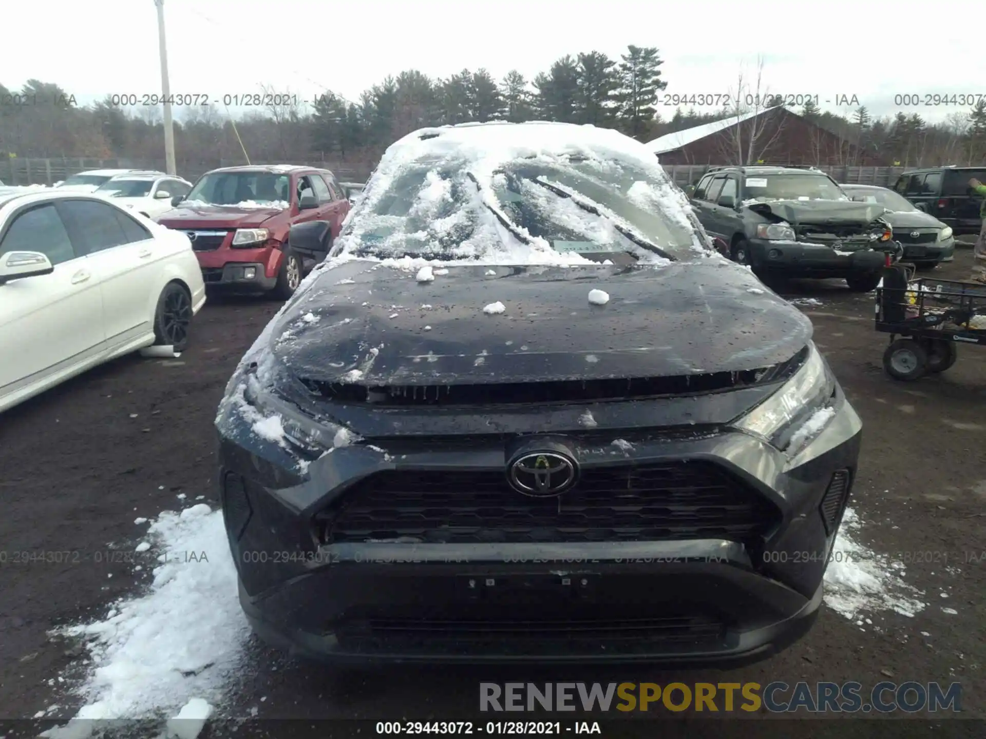 6 Photograph of a damaged car 2T3F1RFV4MW140536 TOYOTA RAV4 2021