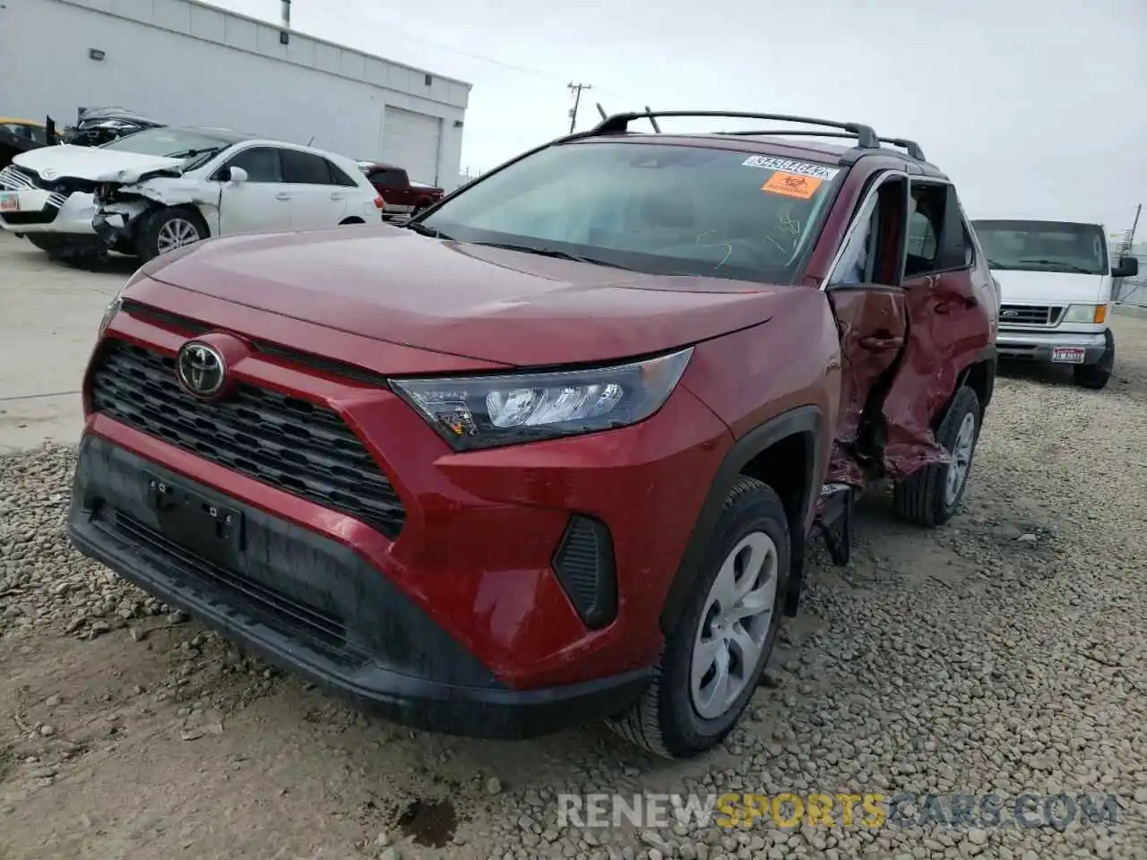 2 Фотография поврежденного автомобиля 2T3F1RFV4MW172998 TOYOTA RAV4 2021