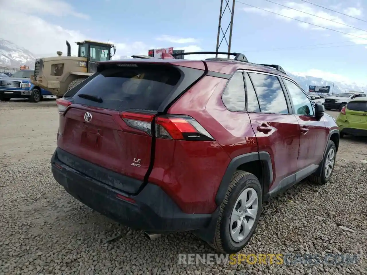 4 Фотография поврежденного автомобиля 2T3F1RFV4MW172998 TOYOTA RAV4 2021