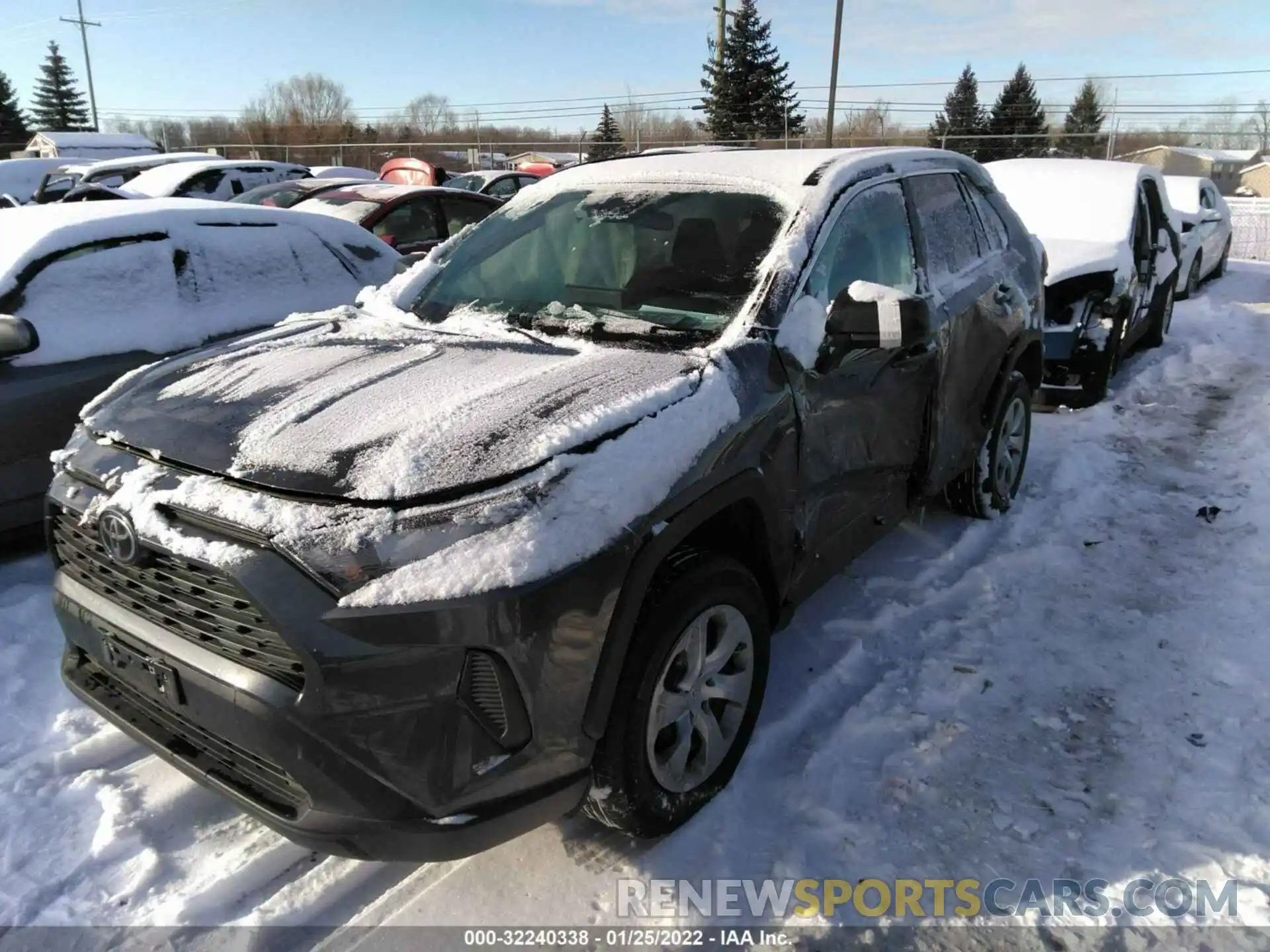 2 Photograph of a damaged car 2T3F1RFV4MW176422 TOYOTA RAV4 2021