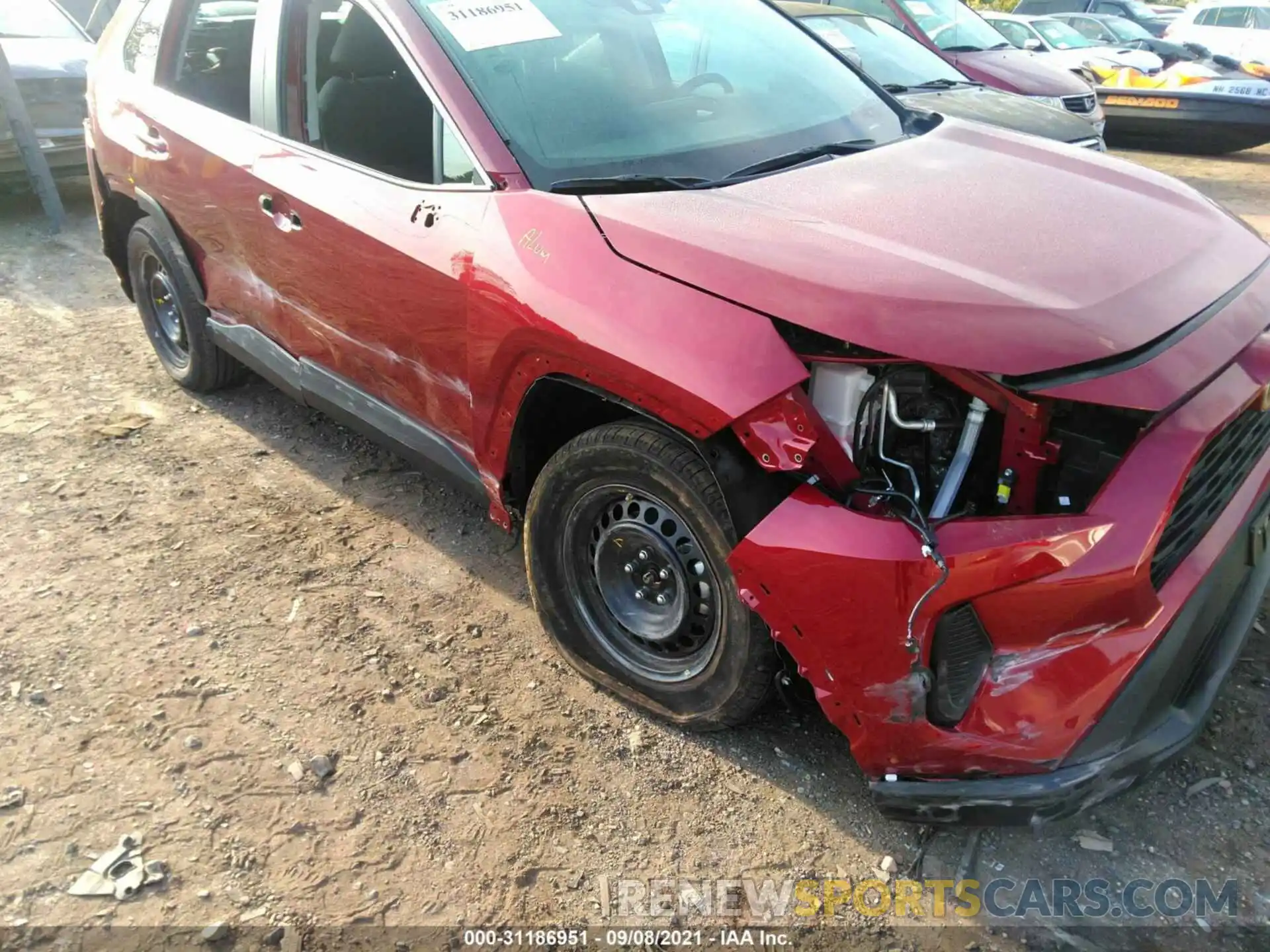 6 Photograph of a damaged car 2T3F1RFV4MW191664 TOYOTA RAV4 2021