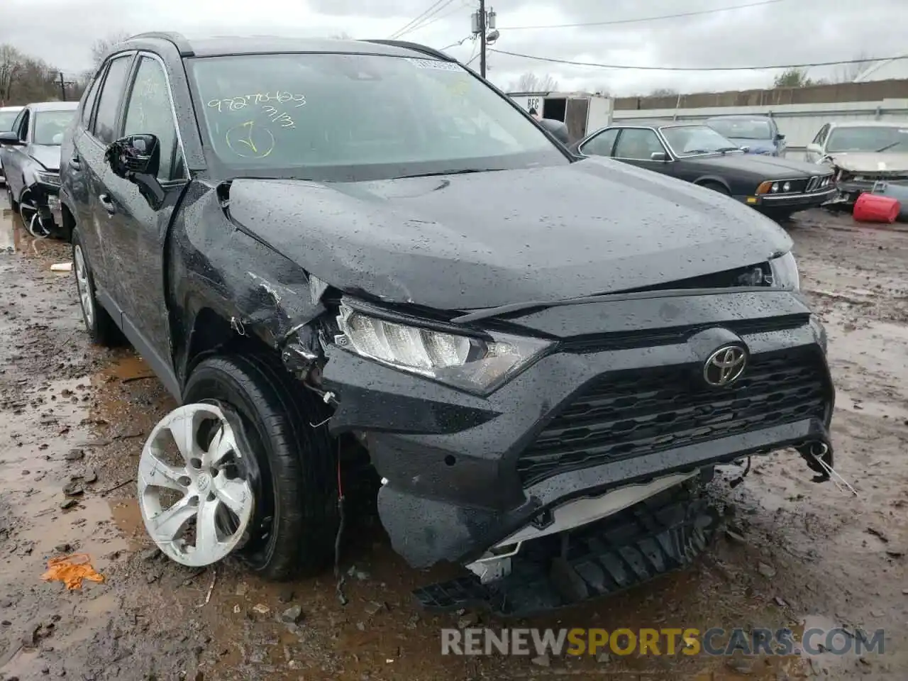 1 Photograph of a damaged car 2T3F1RFV4MW204218 TOYOTA RAV4 2021