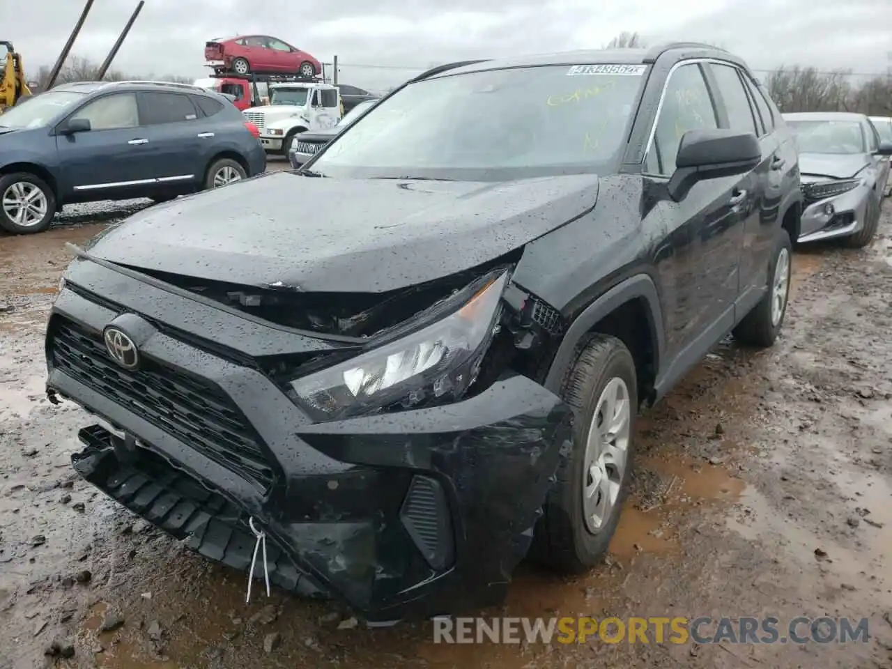 2 Photograph of a damaged car 2T3F1RFV4MW204218 TOYOTA RAV4 2021