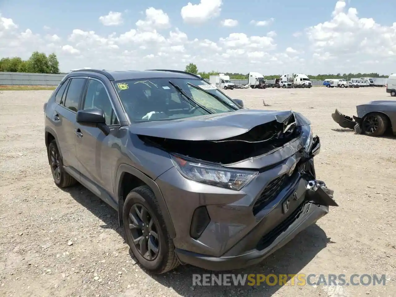 1 Photograph of a damaged car 2T3F1RFV4MW233265 TOYOTA RAV4 2021