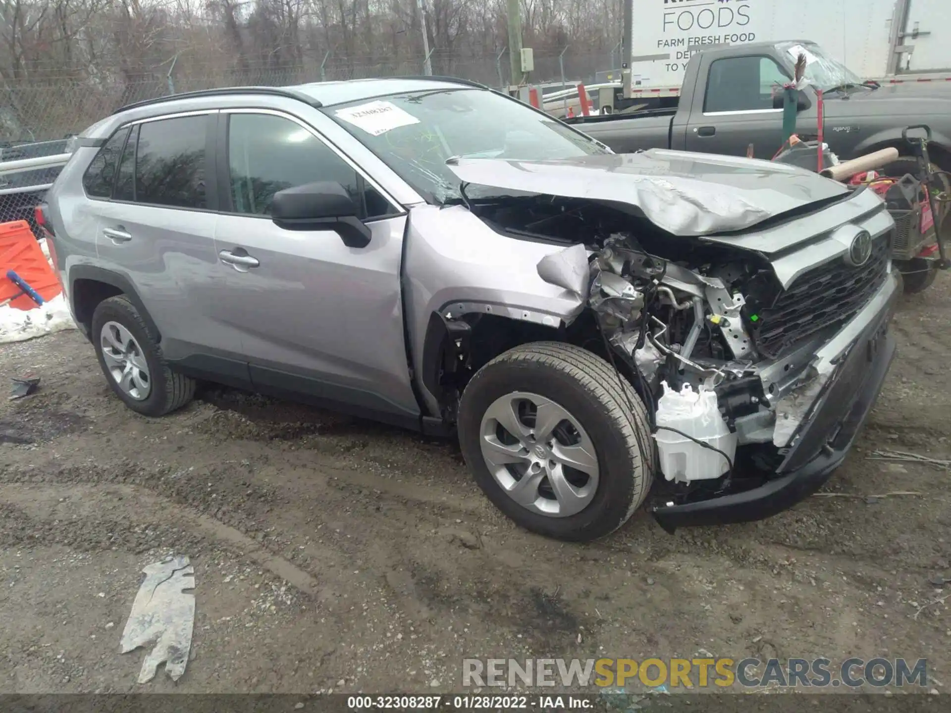 1 Photograph of a damaged car 2T3F1RFV5MC151983 TOYOTA RAV4 2021