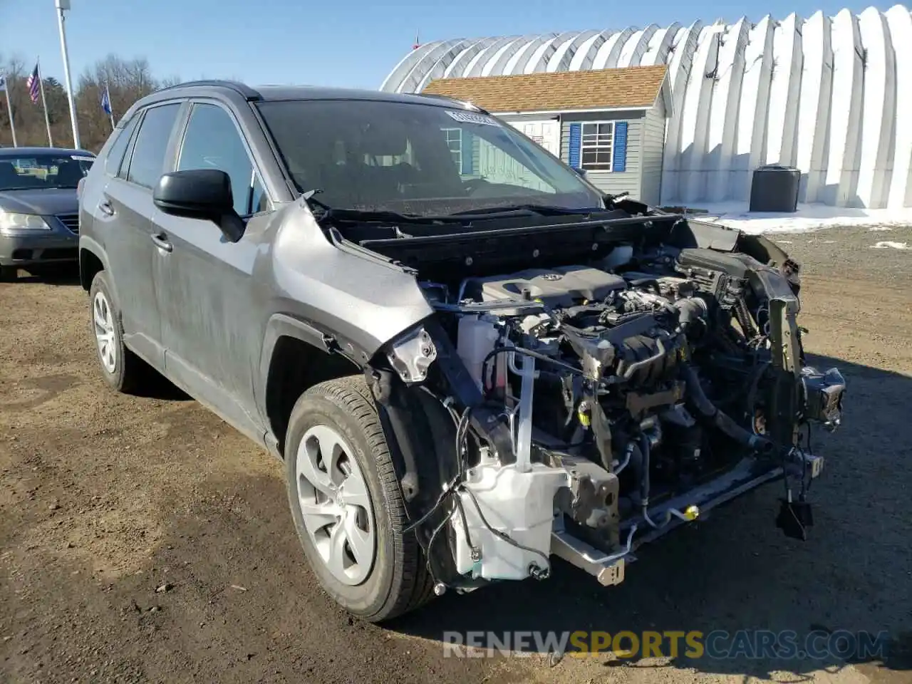 1 Photograph of a damaged car 2T3F1RFV5MC159646 TOYOTA RAV4 2021