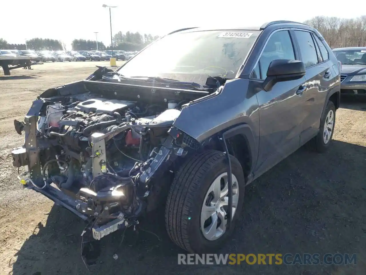 2 Photograph of a damaged car 2T3F1RFV5MC159646 TOYOTA RAV4 2021