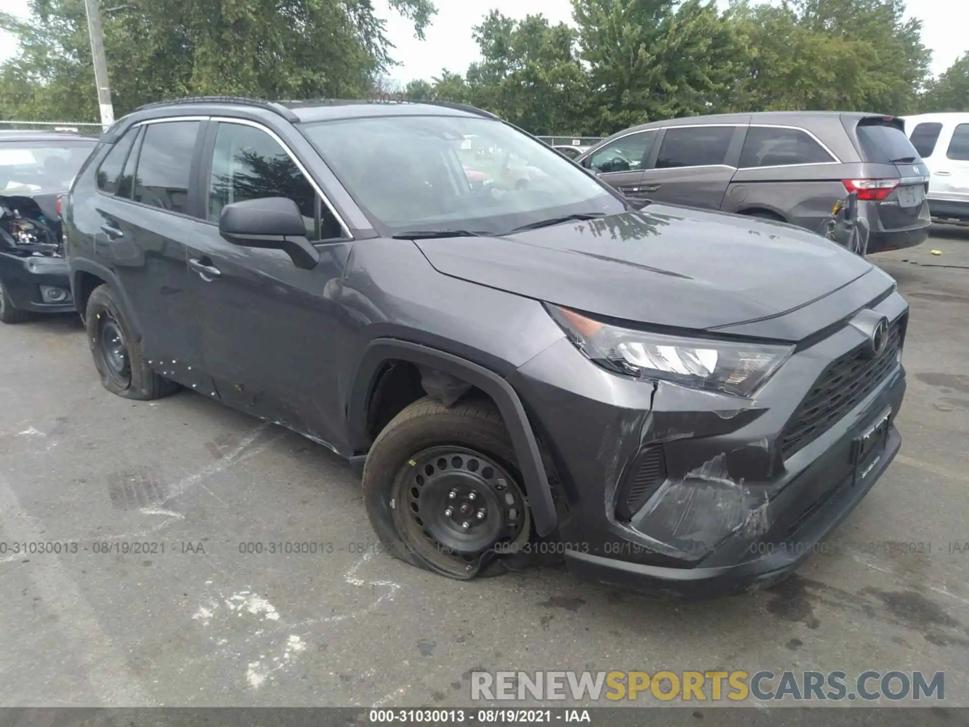 1 Photograph of a damaged car 2T3F1RFV5MC173143 TOYOTA RAV4 2021