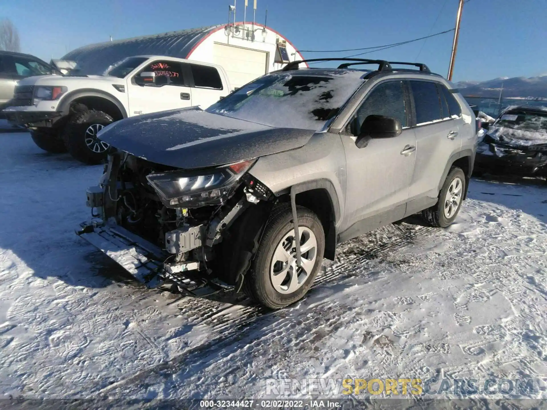 2 Photograph of a damaged car 2T3F1RFV5MC188385 TOYOTA RAV4 2021