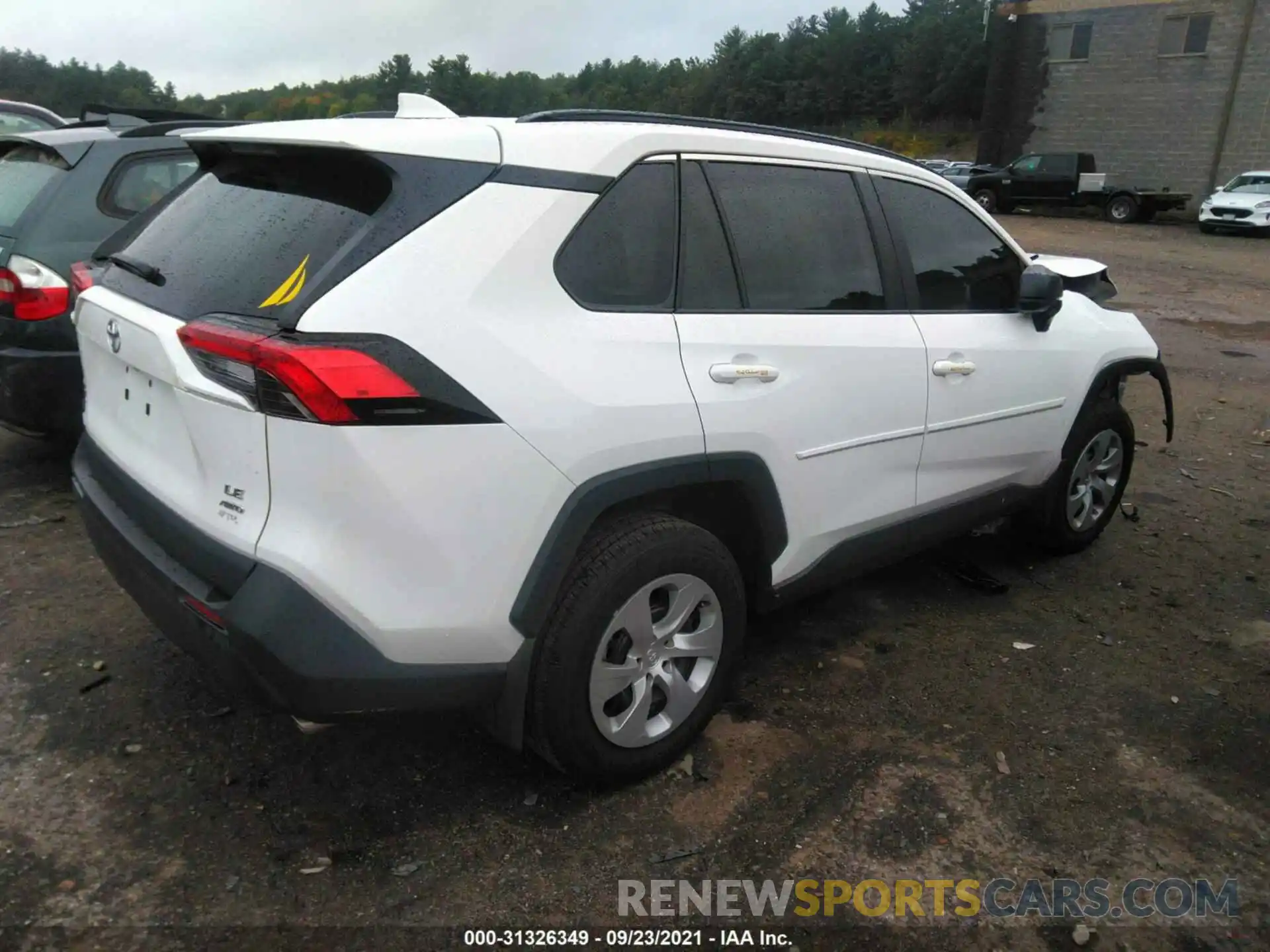 4 Фотография поврежденного автомобиля 2T3F1RFV5MC188631 TOYOTA RAV4 2021