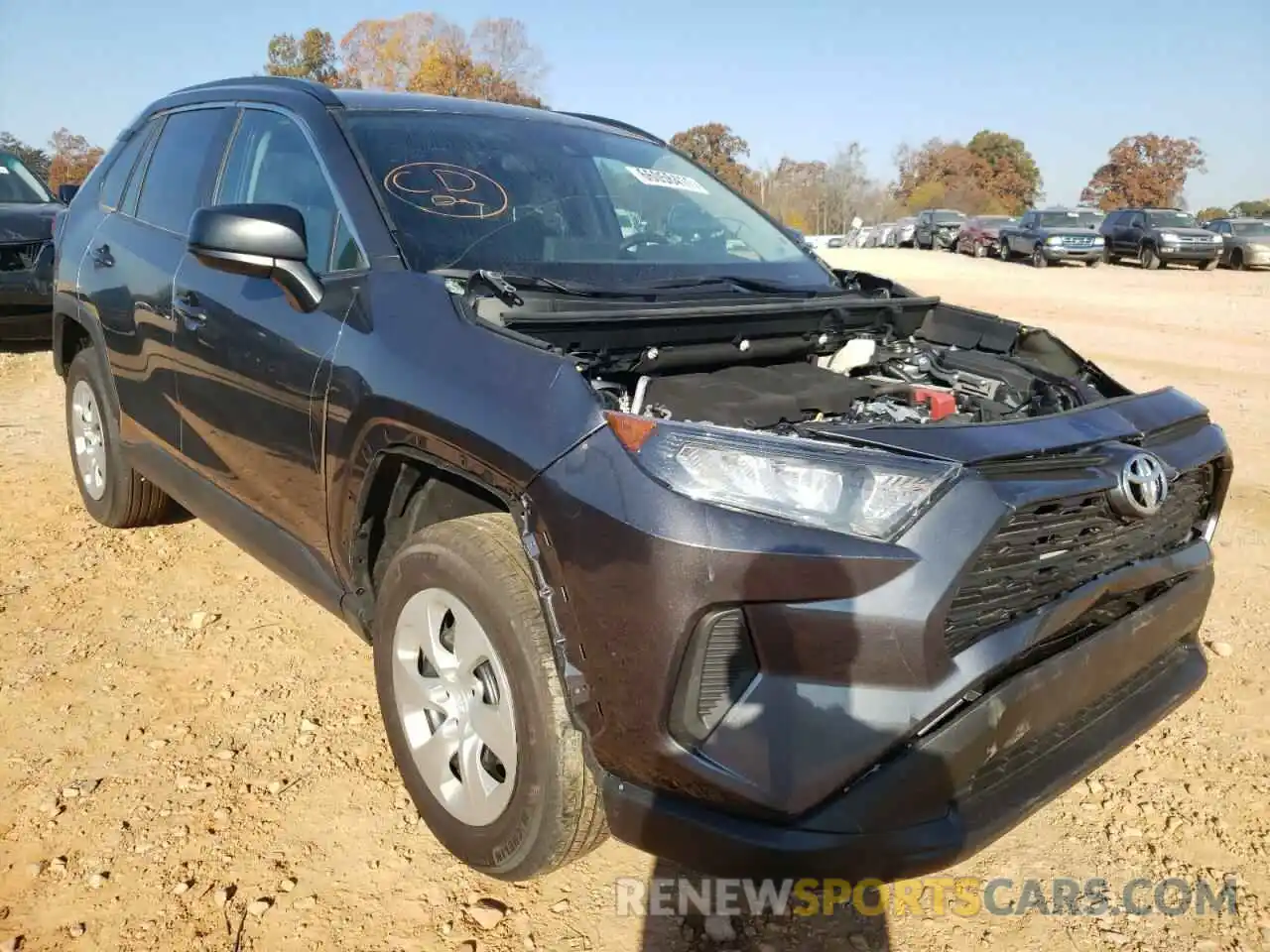 1 Photograph of a damaged car 2T3F1RFV5MC192596 TOYOTA RAV4 2021