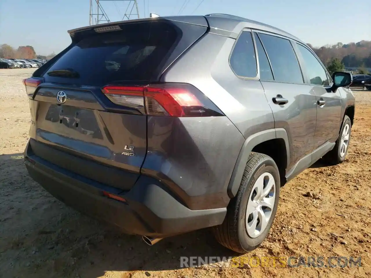 4 Photograph of a damaged car 2T3F1RFV5MC192596 TOYOTA RAV4 2021