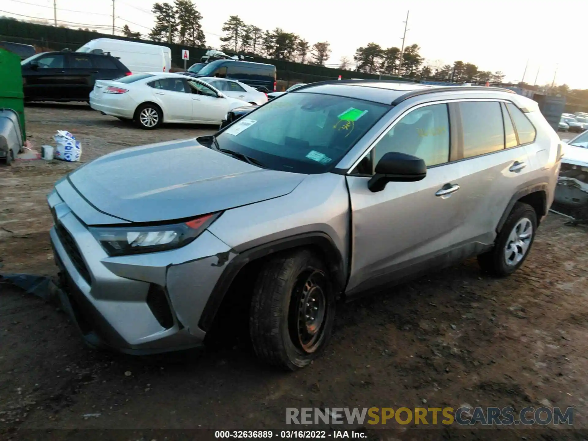 2 Photograph of a damaged car 2T3F1RFV5MC197510 TOYOTA RAV4 2021