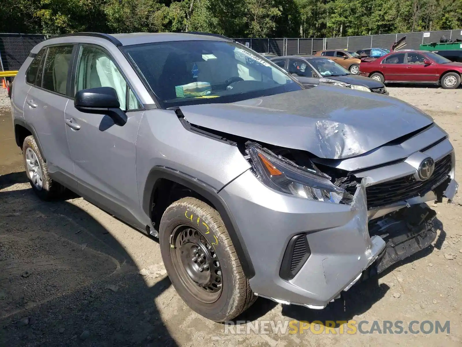 1 Photograph of a damaged car 2T3F1RFV5MC216086 TOYOTA RAV4 2021