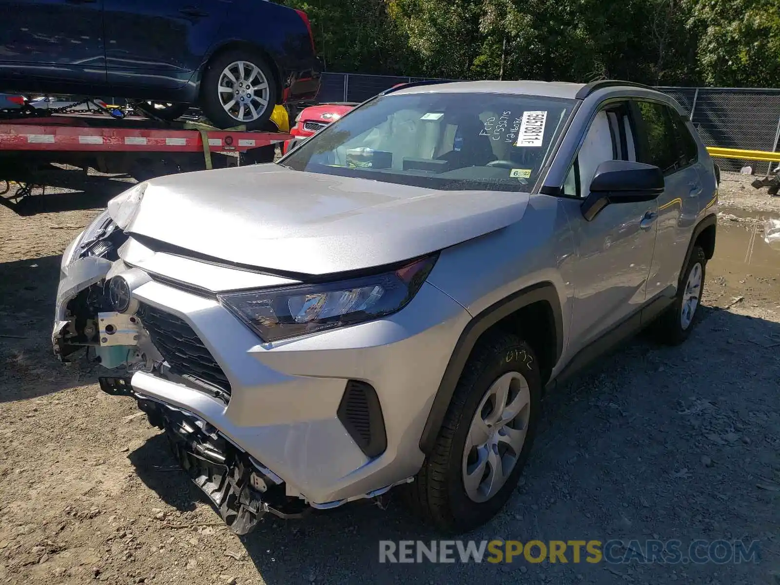 2 Photograph of a damaged car 2T3F1RFV5MC216086 TOYOTA RAV4 2021