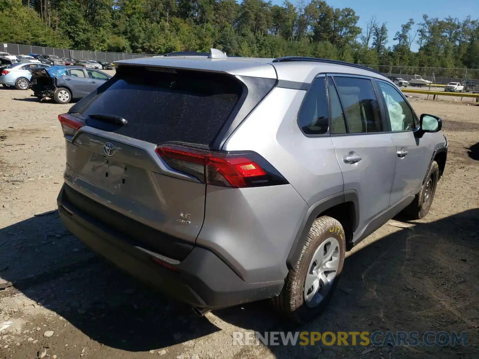 4 Photograph of a damaged car 2T3F1RFV5MC216086 TOYOTA RAV4 2021