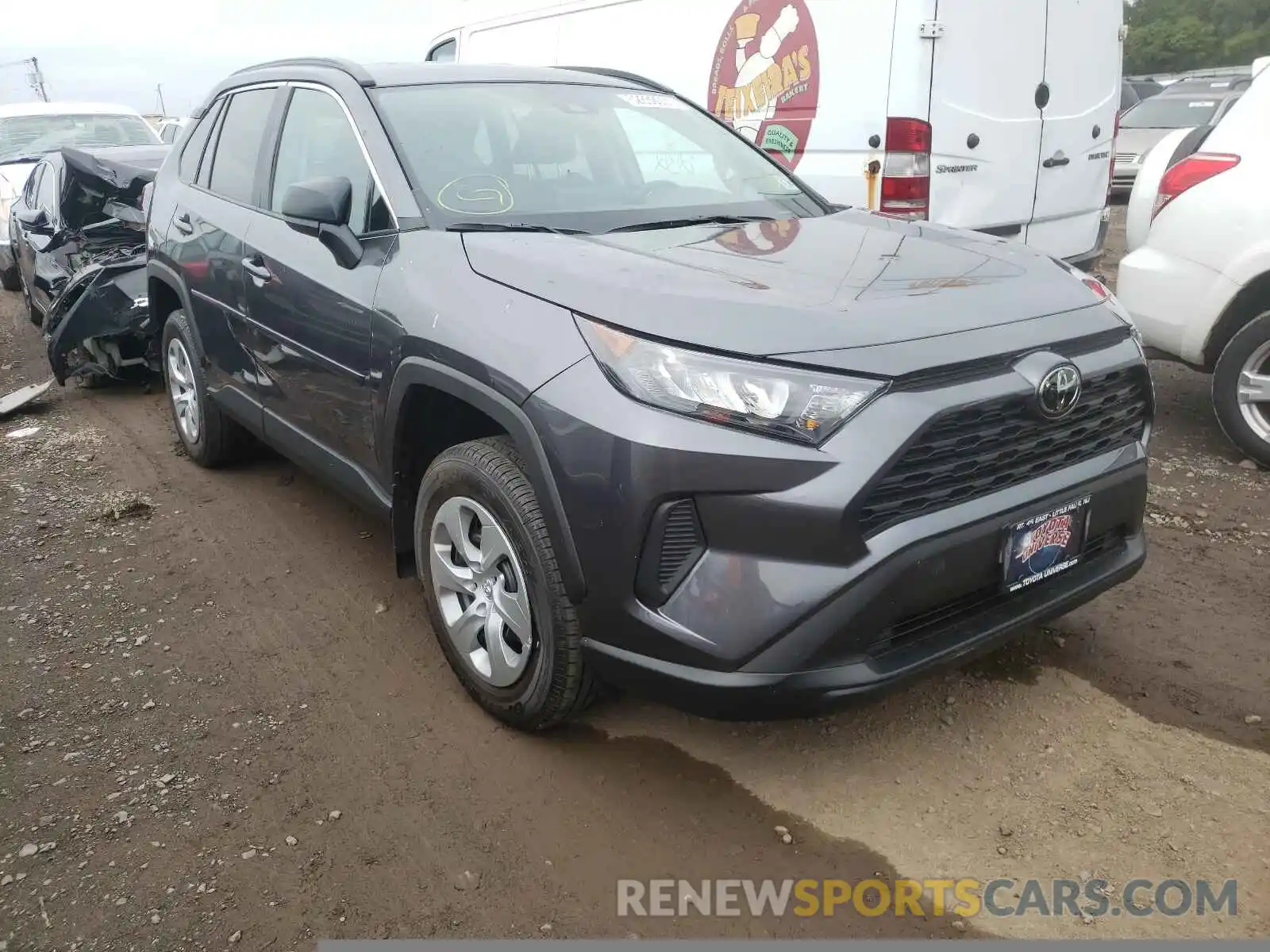 1 Photograph of a damaged car 2T3F1RFV5MC224687 TOYOTA RAV4 2021