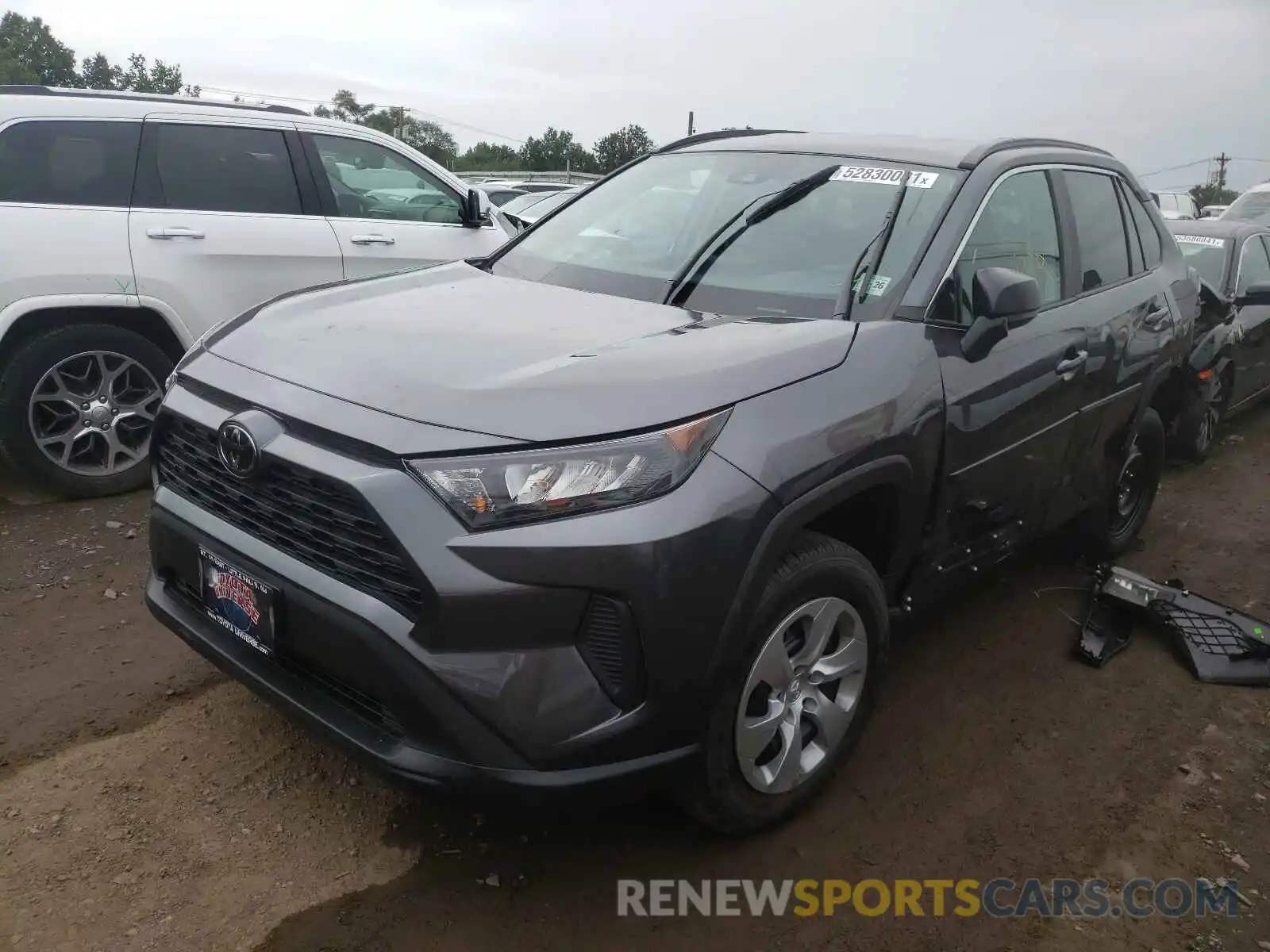 2 Photograph of a damaged car 2T3F1RFV5MC224687 TOYOTA RAV4 2021