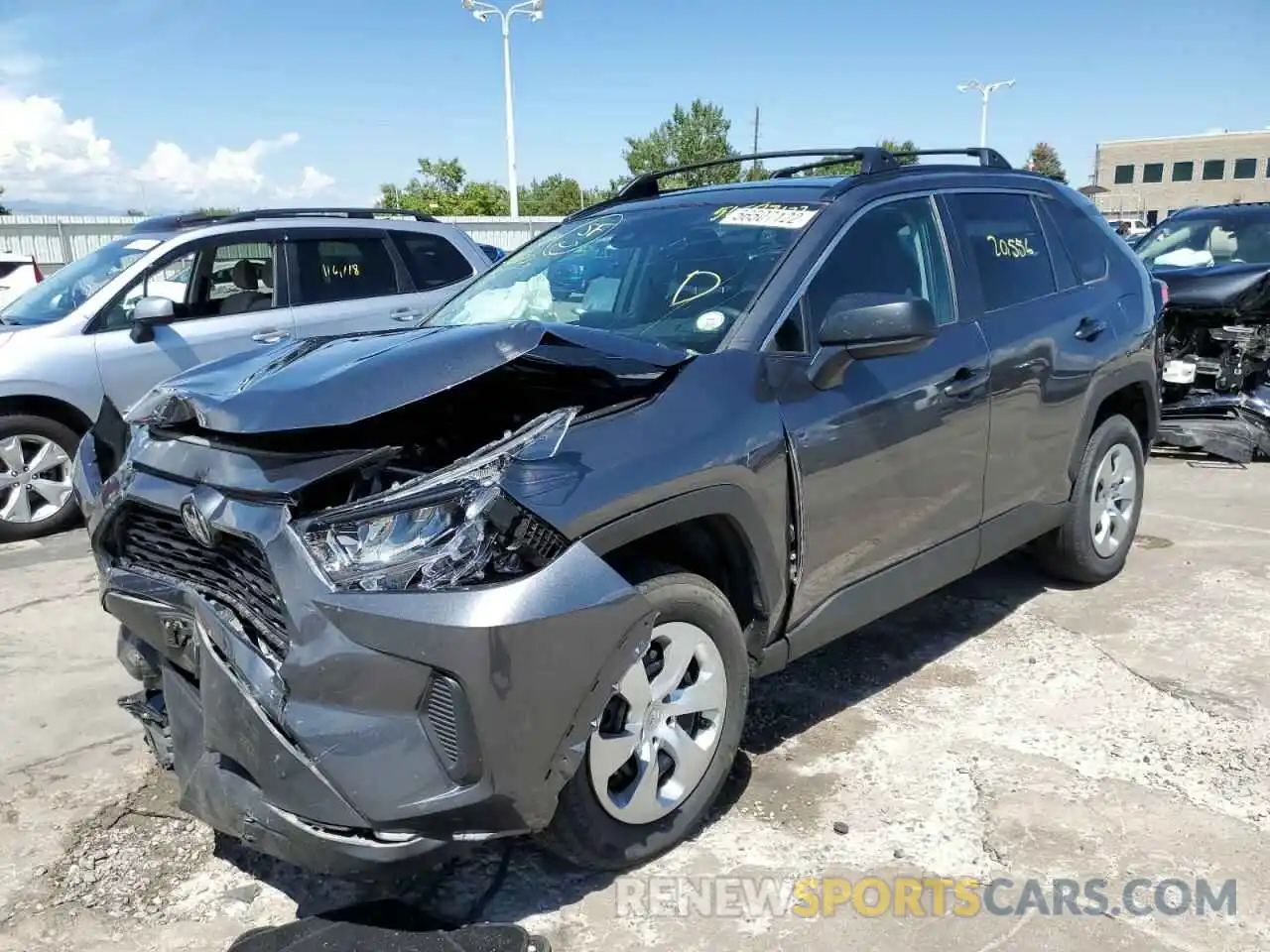 2 Photograph of a damaged car 2T3F1RFV5MC225693 TOYOTA RAV4 2021