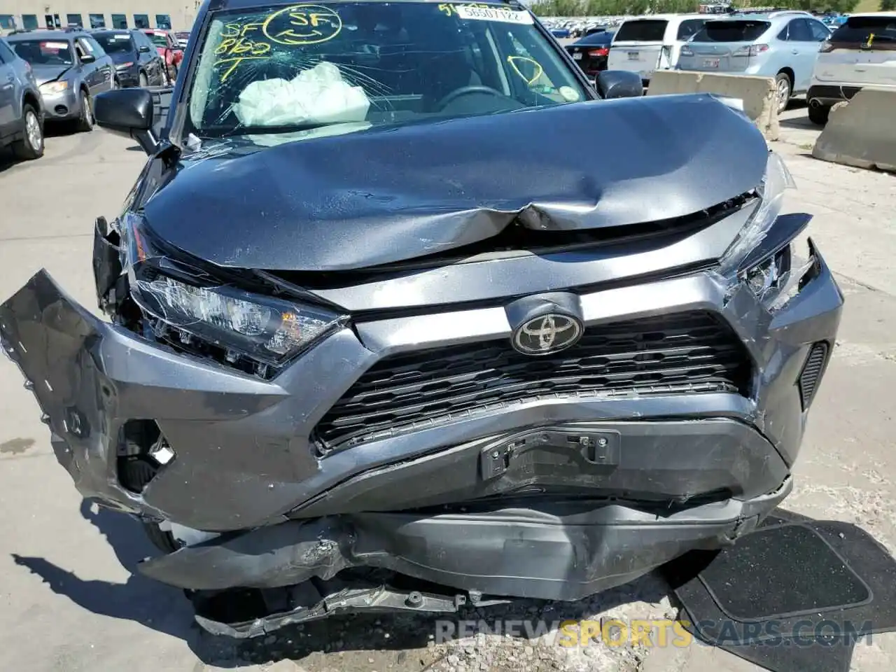 9 Photograph of a damaged car 2T3F1RFV5MC225693 TOYOTA RAV4 2021