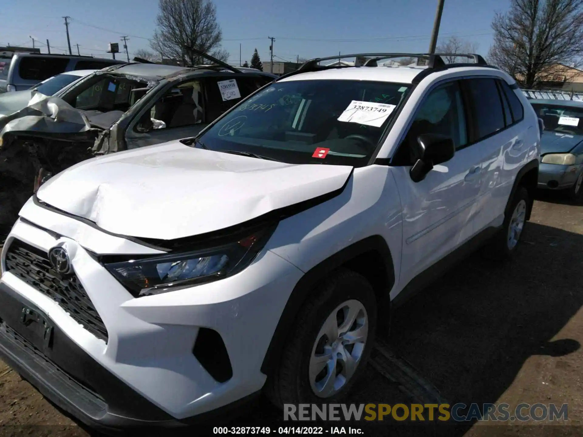 2 Photograph of a damaged car 2T3F1RFV5MC230733 TOYOTA RAV4 2021