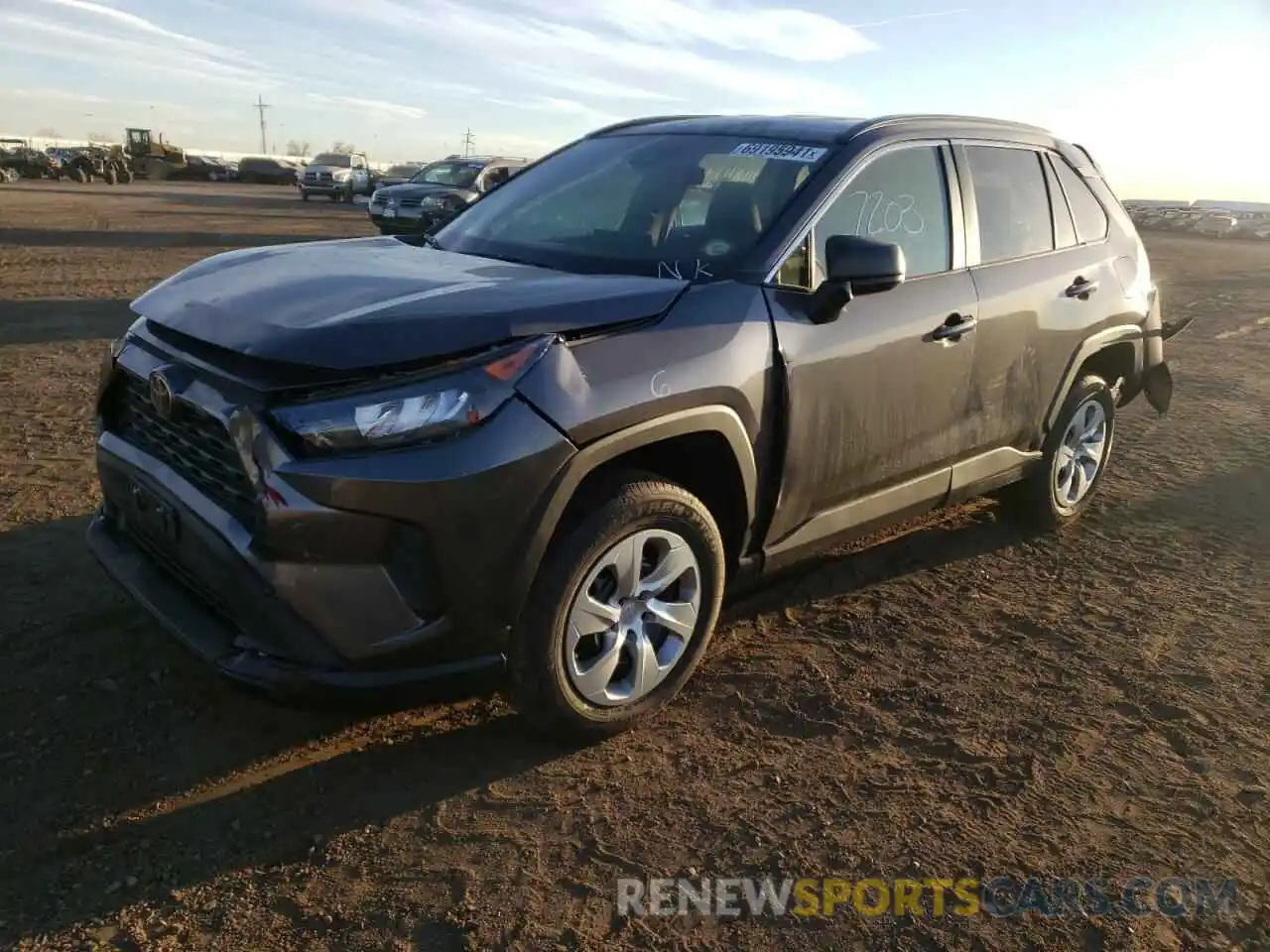 2 Photograph of a damaged car 2T3F1RFV5MC231431 TOYOTA RAV4 2021