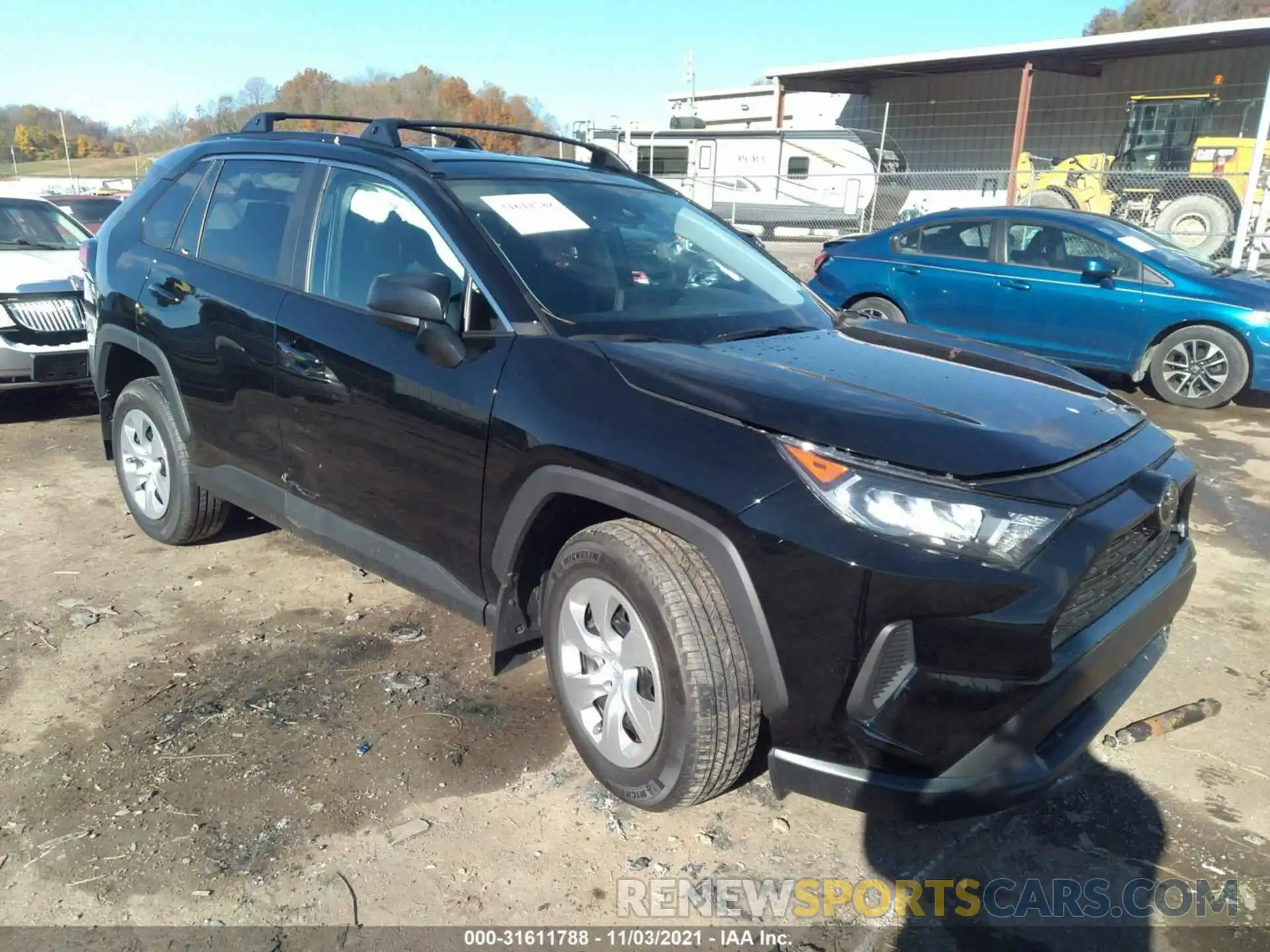 1 Photograph of a damaged car 2T3F1RFV5MC232143 TOYOTA RAV4 2021