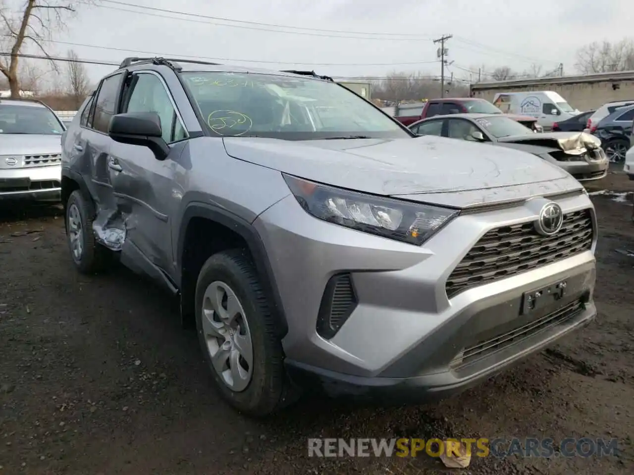 1 Photograph of a damaged car 2T3F1RFV5MC245457 TOYOTA RAV4 2021