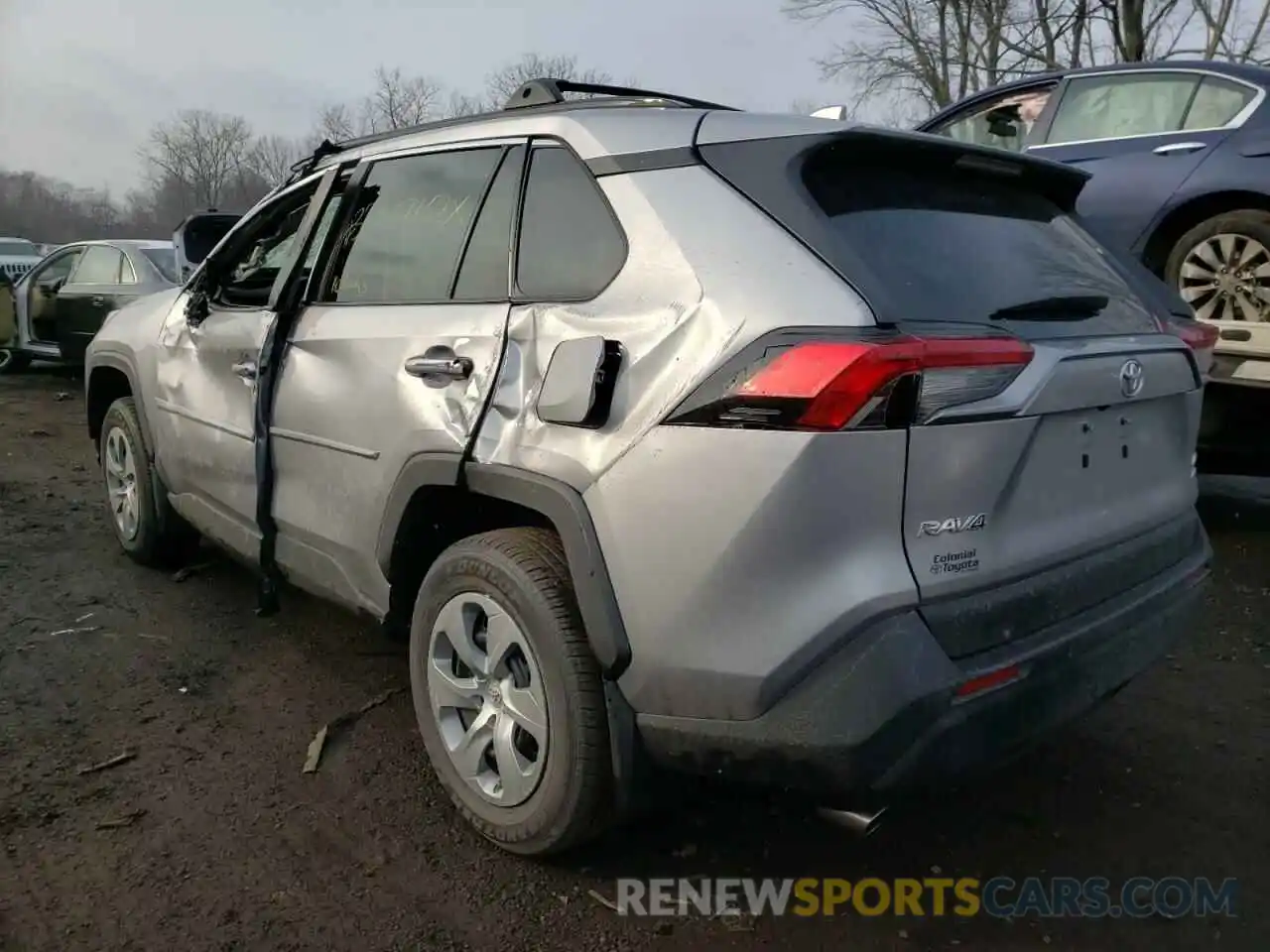 3 Photograph of a damaged car 2T3F1RFV5MC245457 TOYOTA RAV4 2021