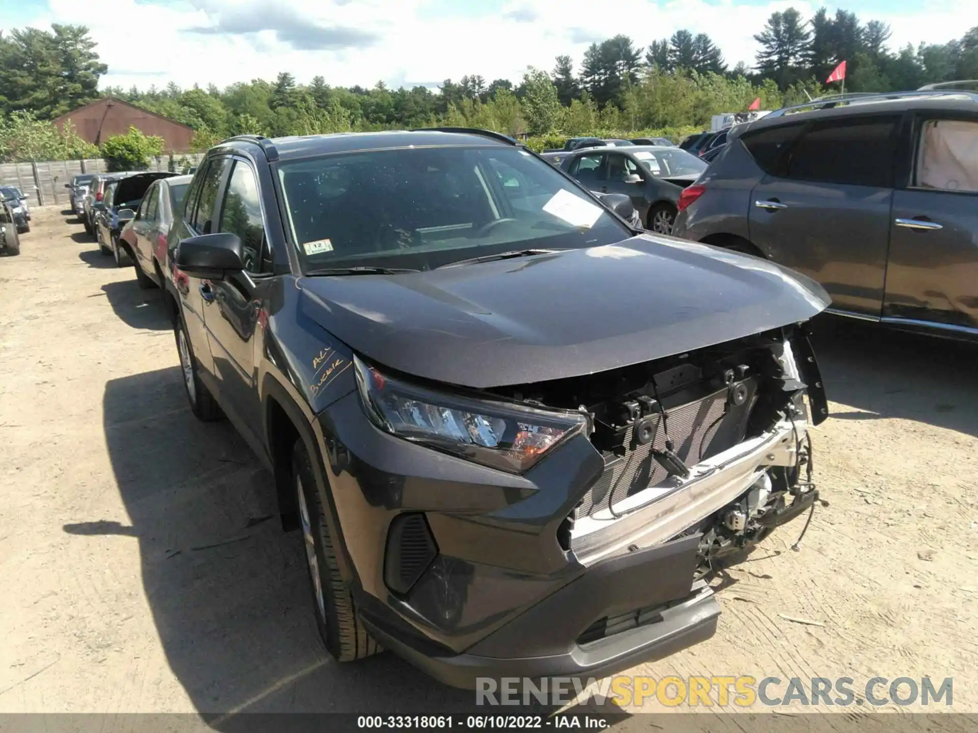 1 Photograph of a damaged car 2T3F1RFV5MW145891 TOYOTA RAV4 2021