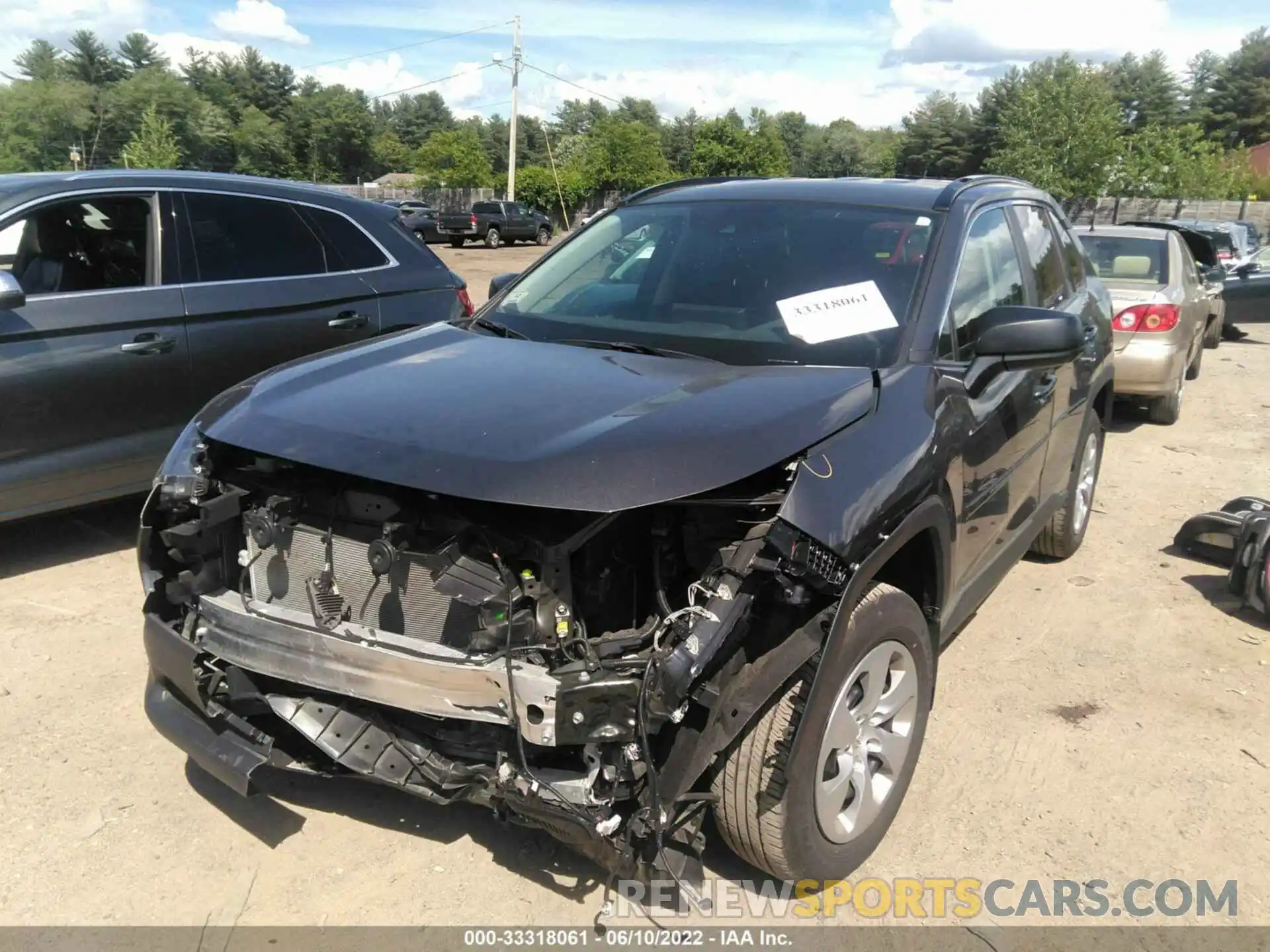 2 Photograph of a damaged car 2T3F1RFV5MW145891 TOYOTA RAV4 2021