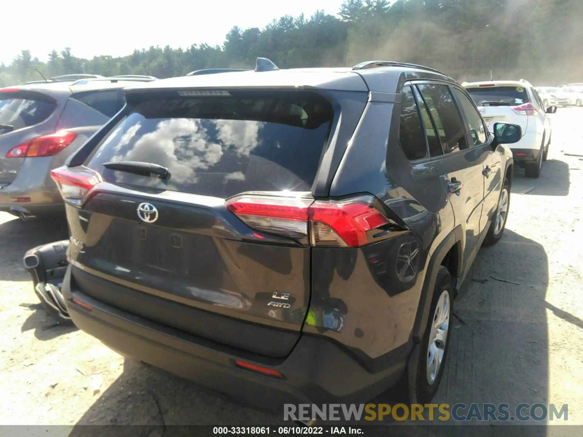 4 Photograph of a damaged car 2T3F1RFV5MW145891 TOYOTA RAV4 2021