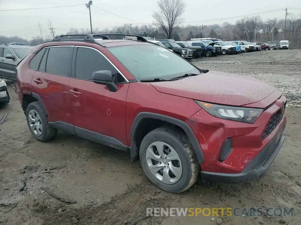 4 Photograph of a damaged car 2T3F1RFV5MW152677 TOYOTA RAV4 2021