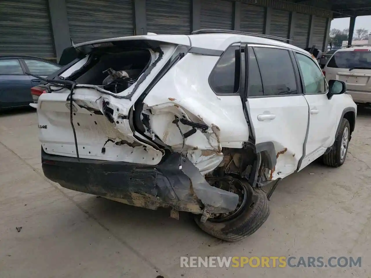 4 Photograph of a damaged car 2T3F1RFV5MW174694 TOYOTA RAV4 2021