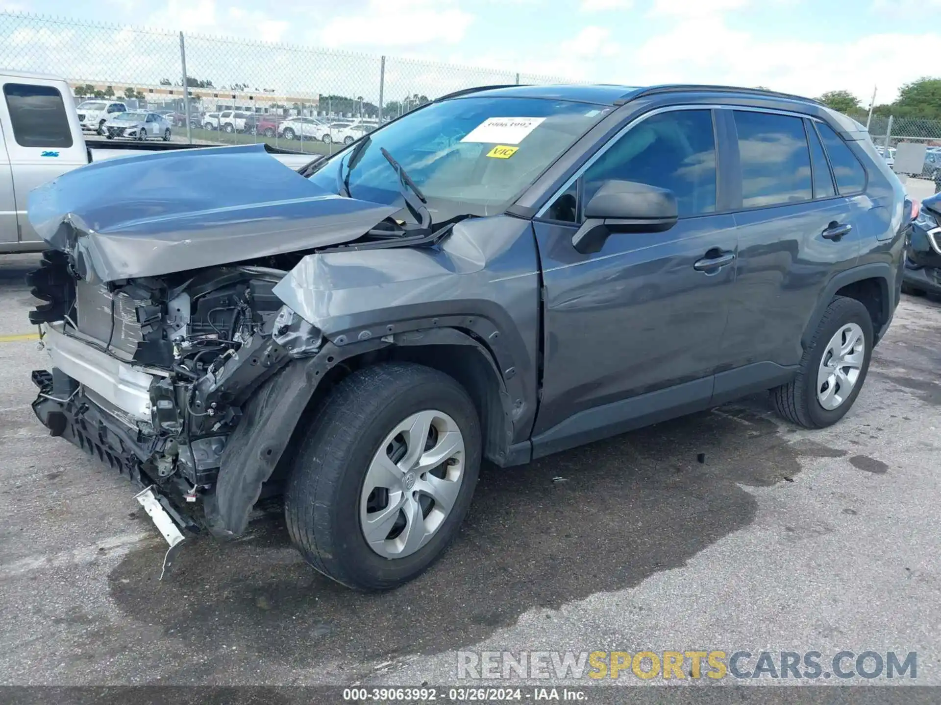 2 Photograph of a damaged car 2T3F1RFV5MW183380 TOYOTA RAV4 2021