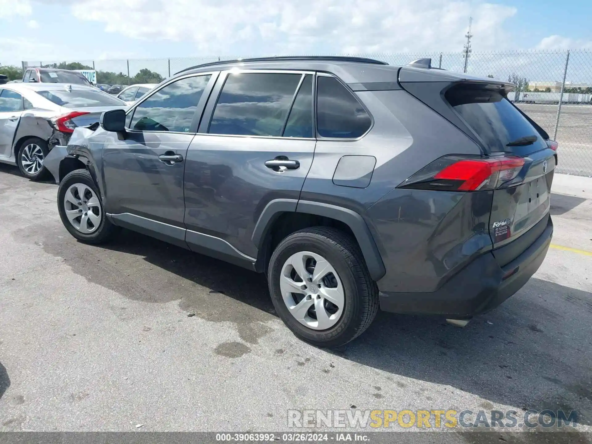 3 Photograph of a damaged car 2T3F1RFV5MW183380 TOYOTA RAV4 2021