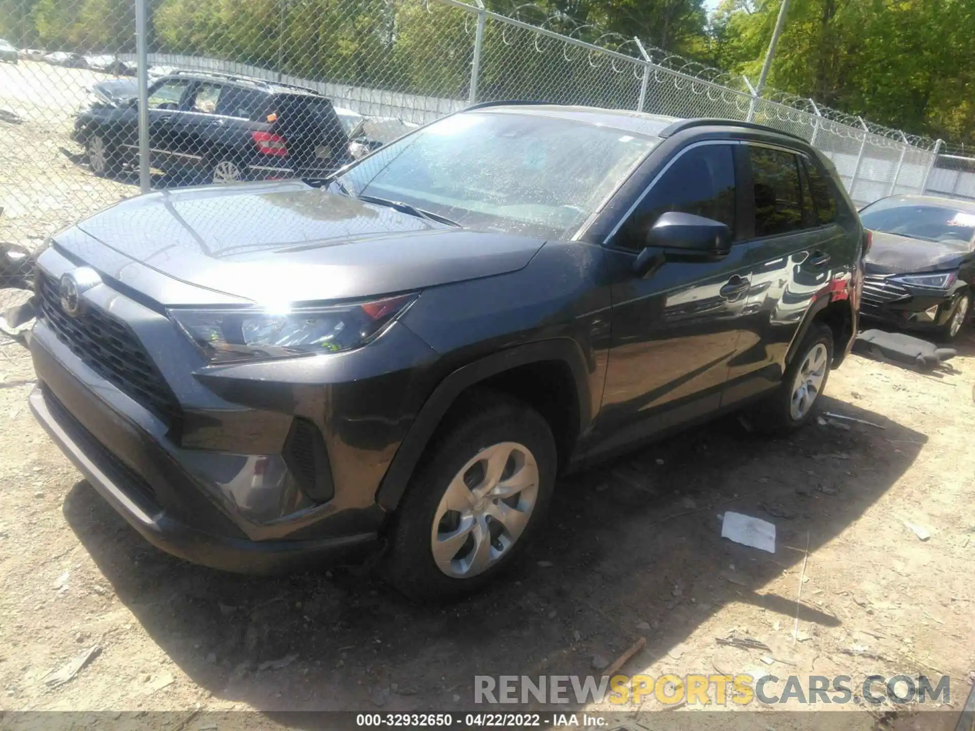 2 Photograph of a damaged car 2T3F1RFV5MW183847 TOYOTA RAV4 2021