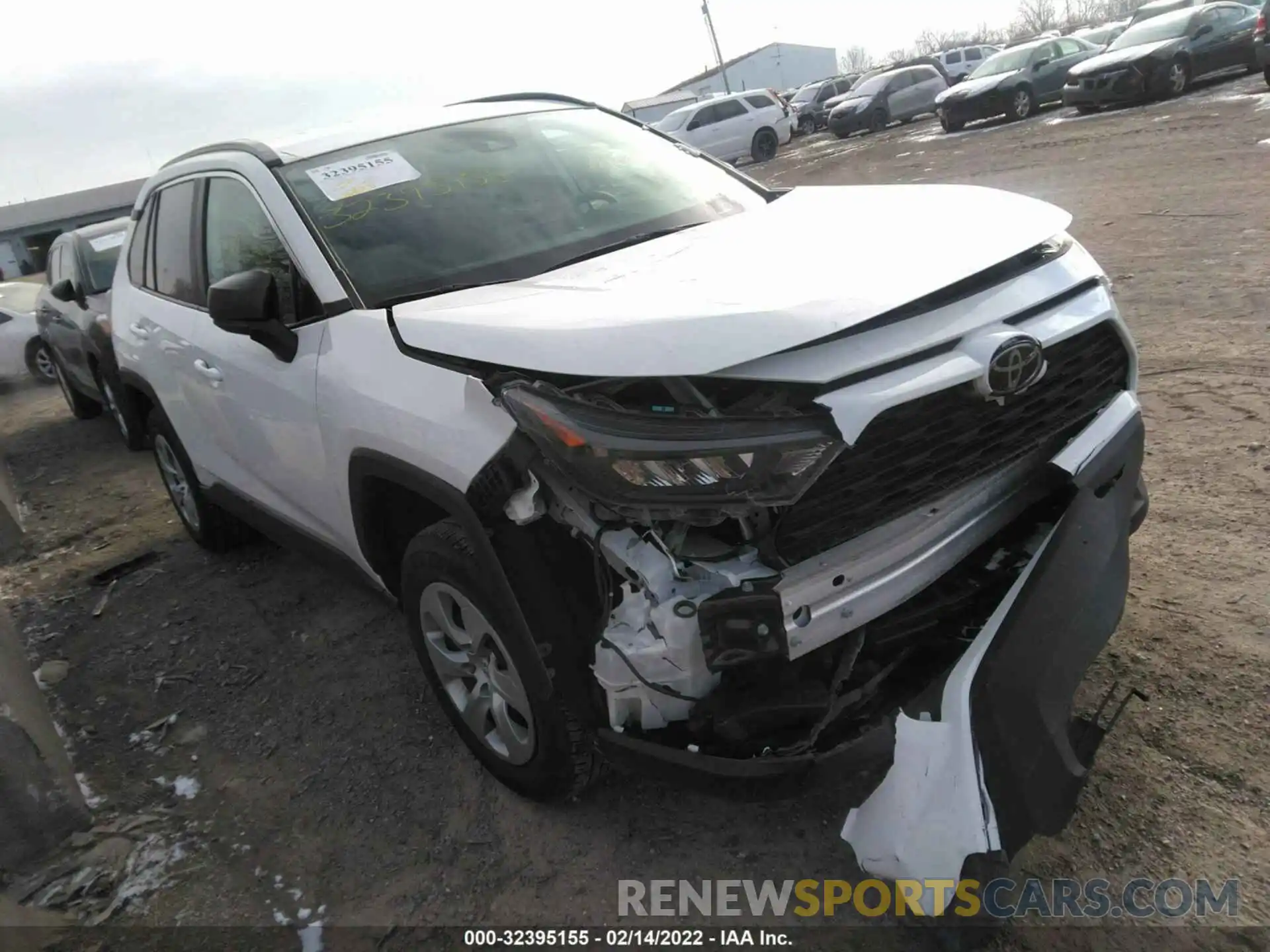 1 Photograph of a damaged car 2T3F1RFV5MW186229 TOYOTA RAV4 2021