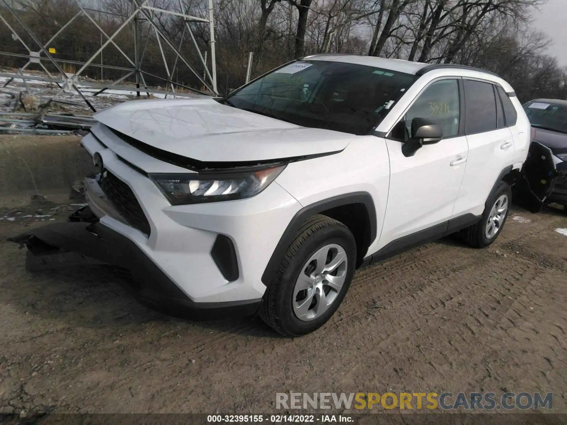 2 Photograph of a damaged car 2T3F1RFV5MW186229 TOYOTA RAV4 2021