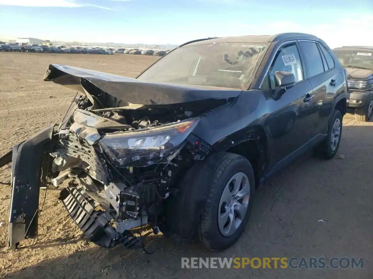 2 Photograph of a damaged car 2T3F1RFV5MW192287 TOYOTA RAV4 2021