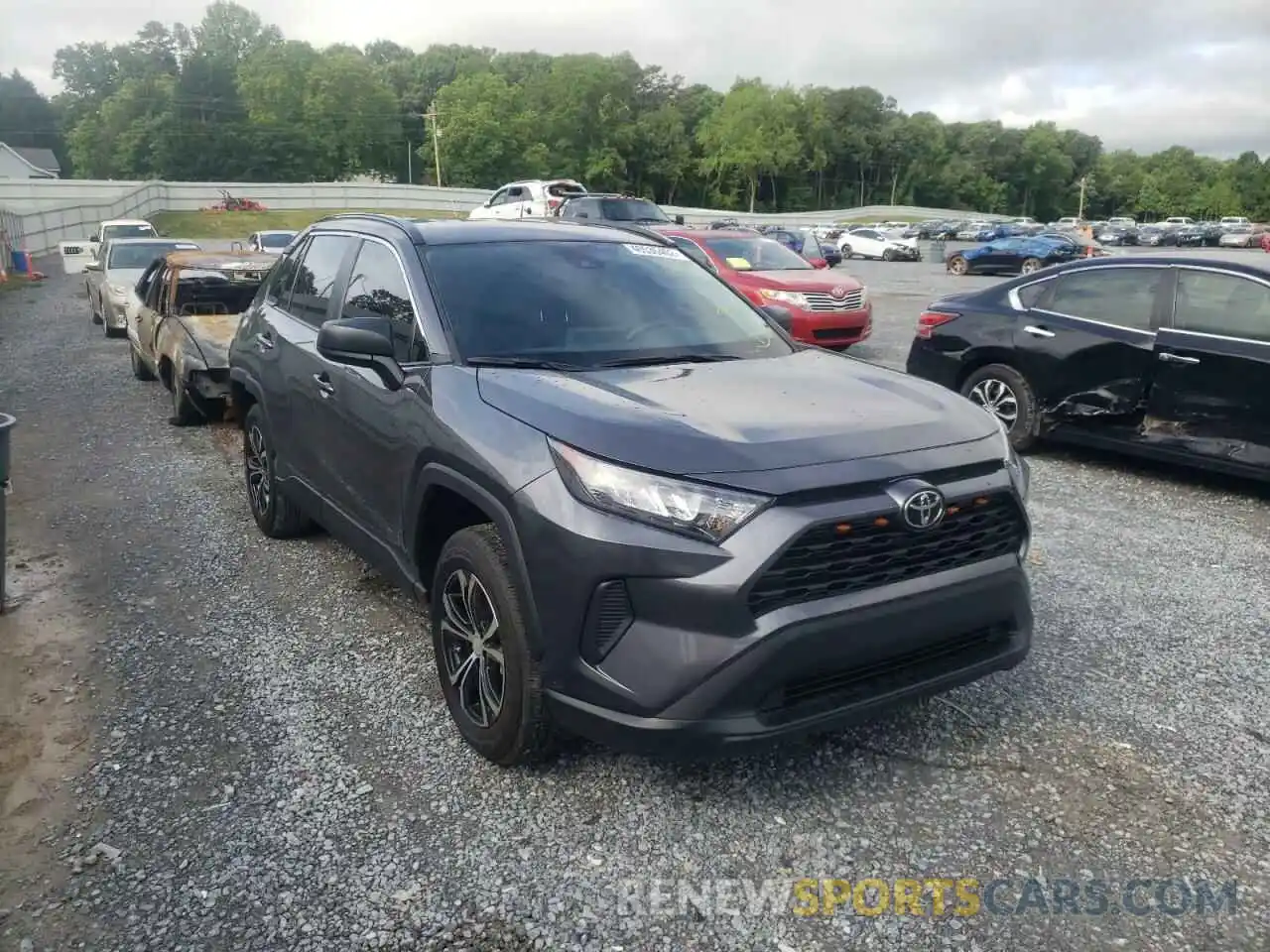 1 Photograph of a damaged car 2T3F1RFV5MW218077 TOYOTA RAV4 2021